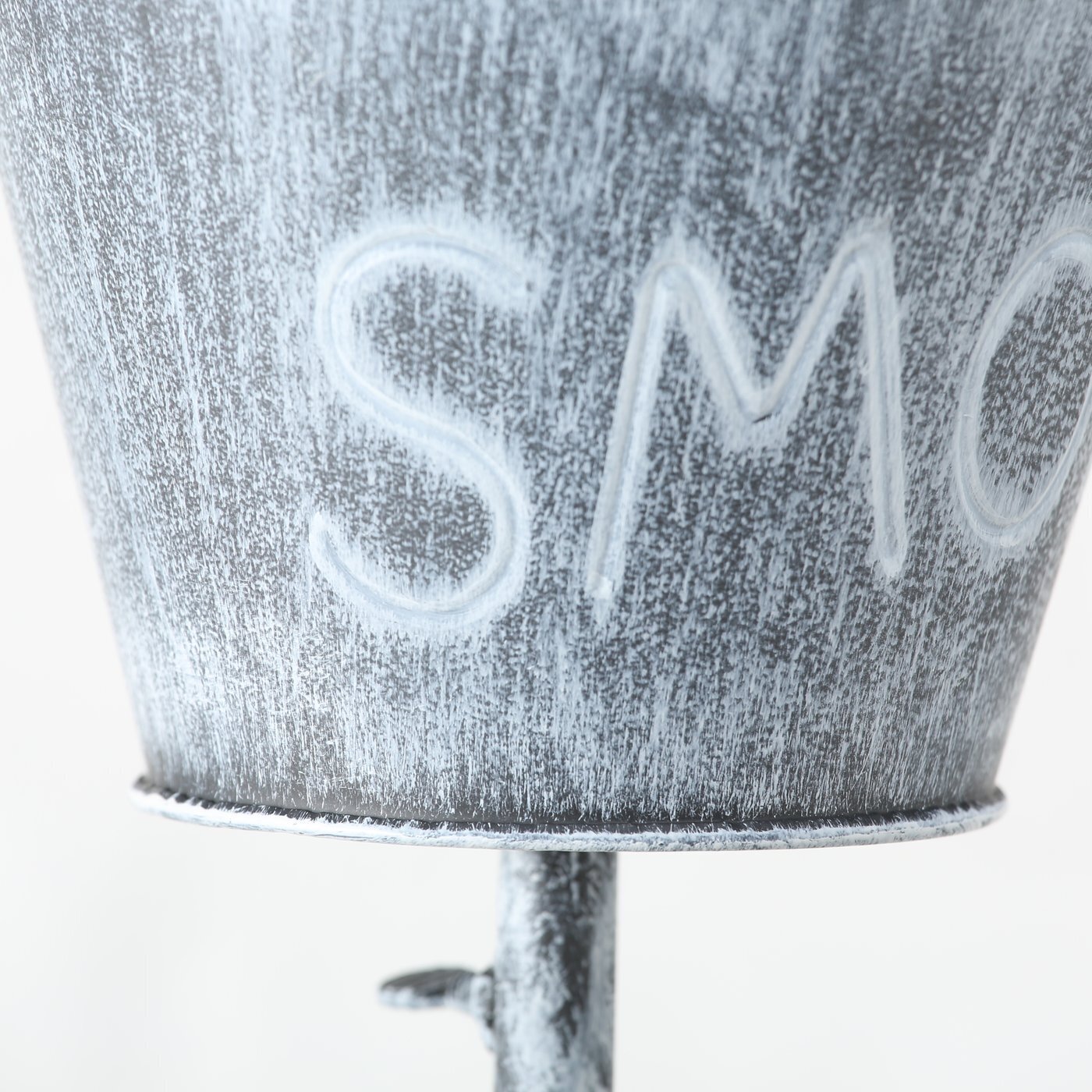 Sturmaschenbecher Gartenstab, grau