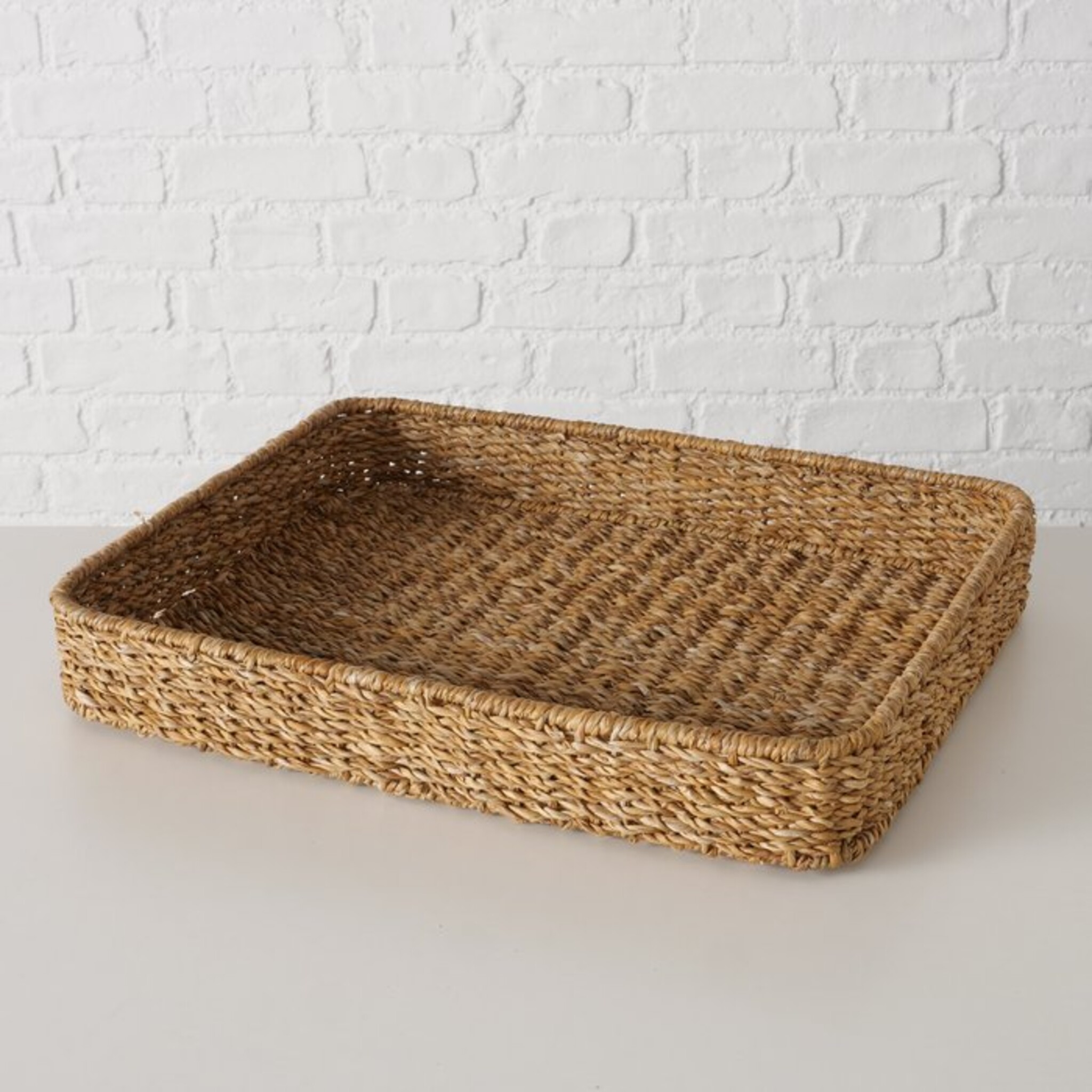 Tablett aus Seegras Sophy, natur 