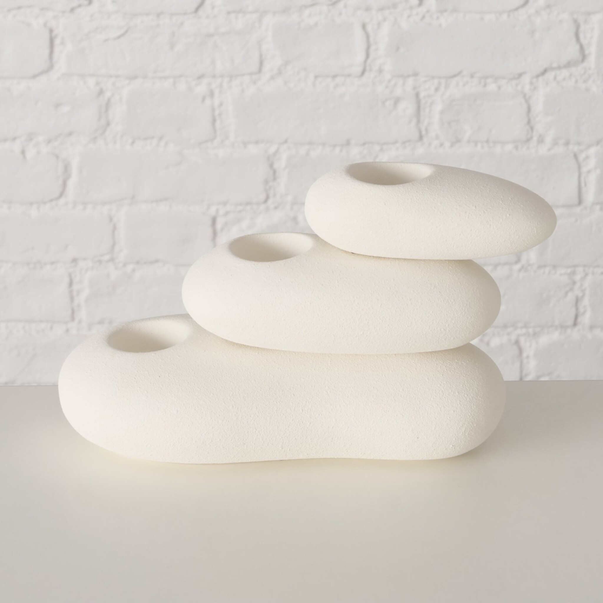 Teelichthalter Kennan, weiss 