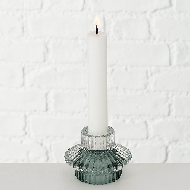 Teelichthalter Phyllis 3er Set, grau 