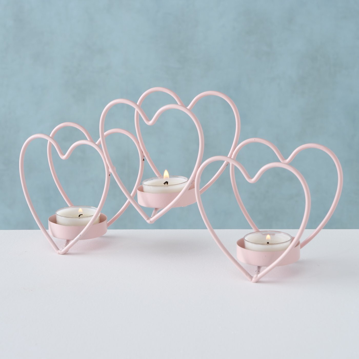 Teelichthalter Romancy, rosa 