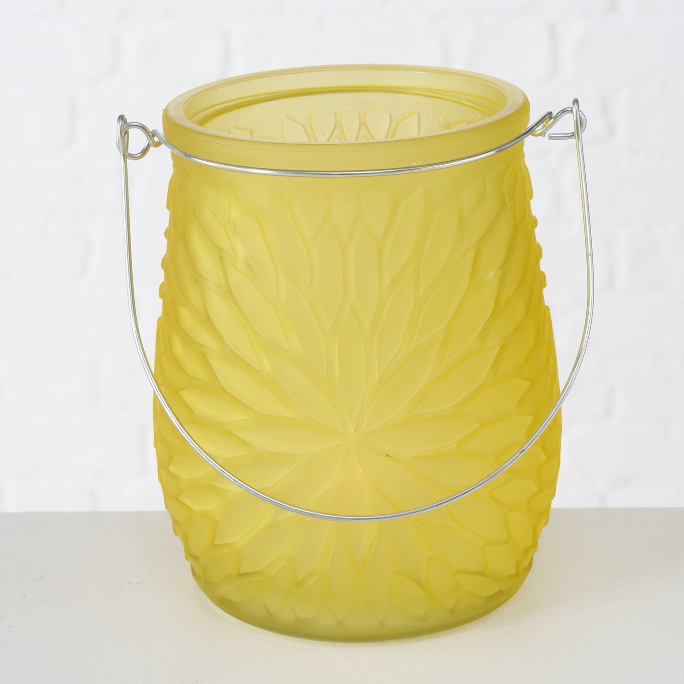 Teelichthalter Teelichtglas Mela 3er Set, gelb 