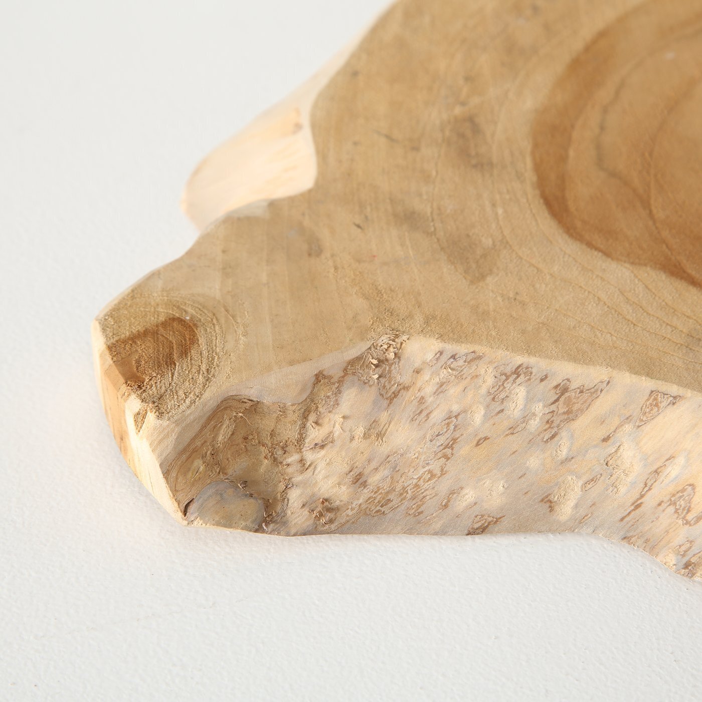 Unikat Holzbrett Teakholz, natur 