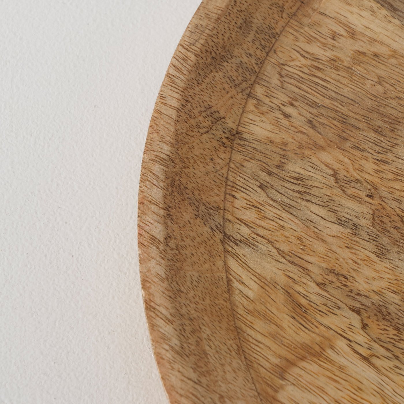 Holz Teller Tablett Maino 2-teilig, natur 