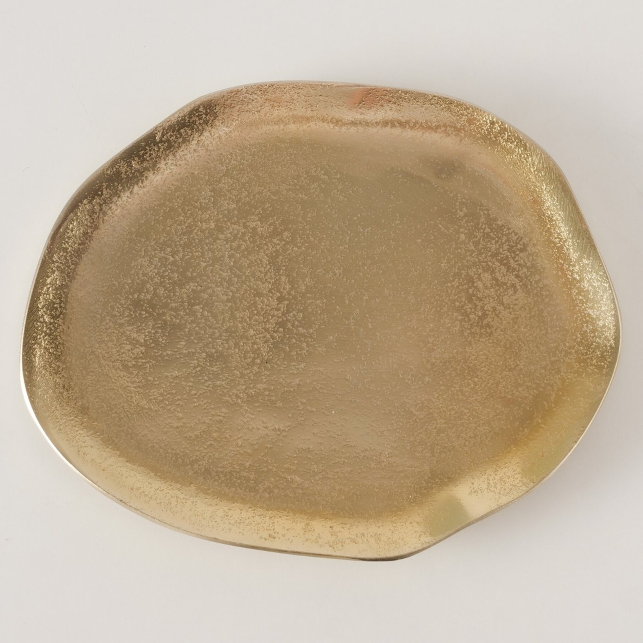 Teller Organic, gold 38 x 26 x 2,7 cm