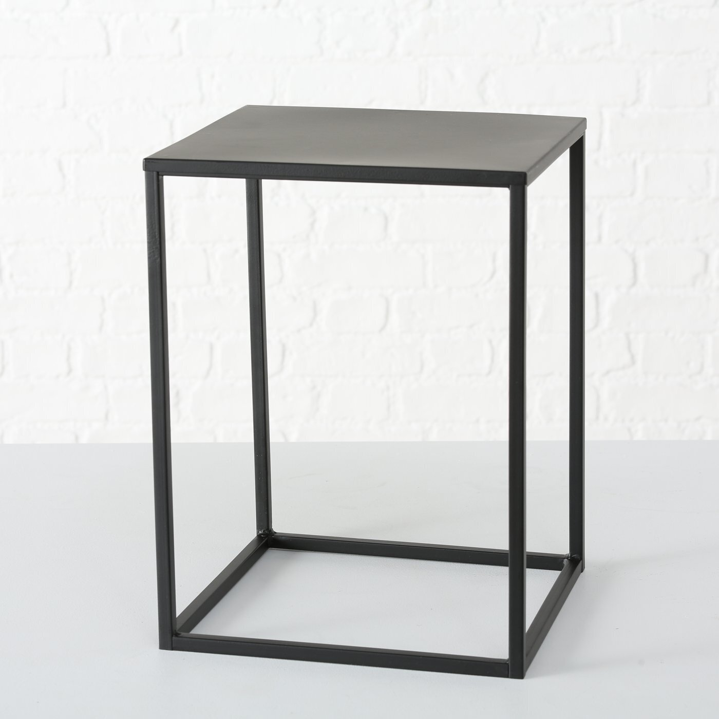 Tisch Beistelltisch Duo Trio, schwarz 