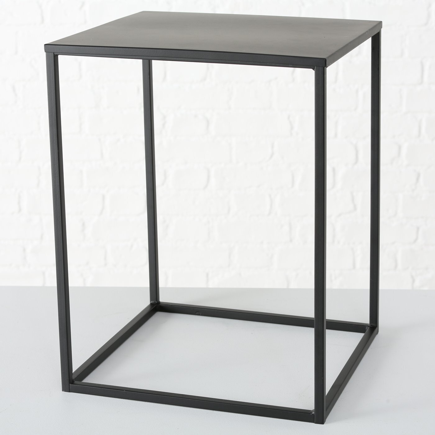 Tisch Beistelltisch Duo Trio, schwarz 