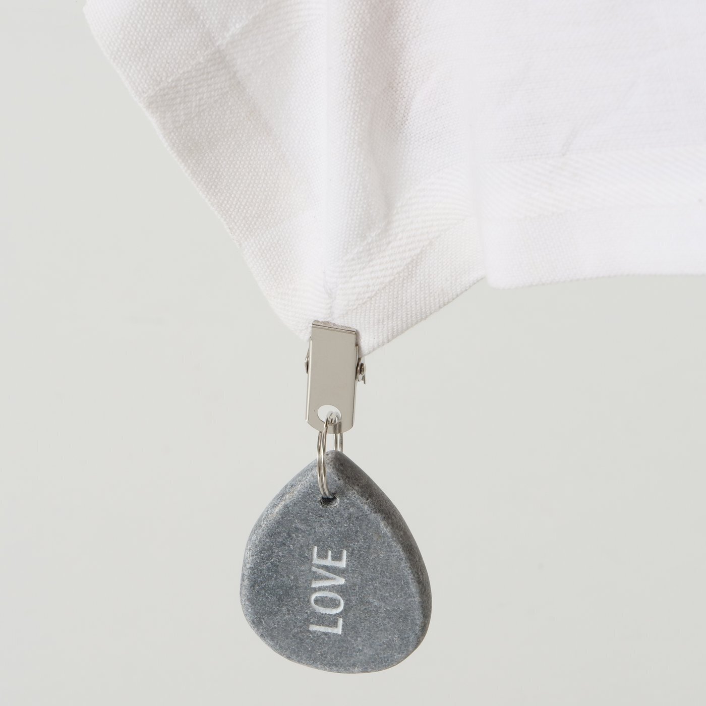 Tischdeckenbeschwerer Vesuv 4teilig, grau