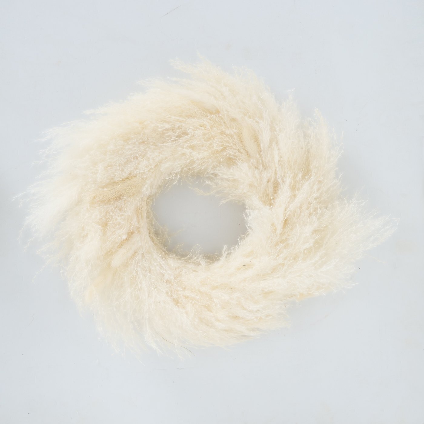 Tischkranz Kanya aus Pampasgras, beige 