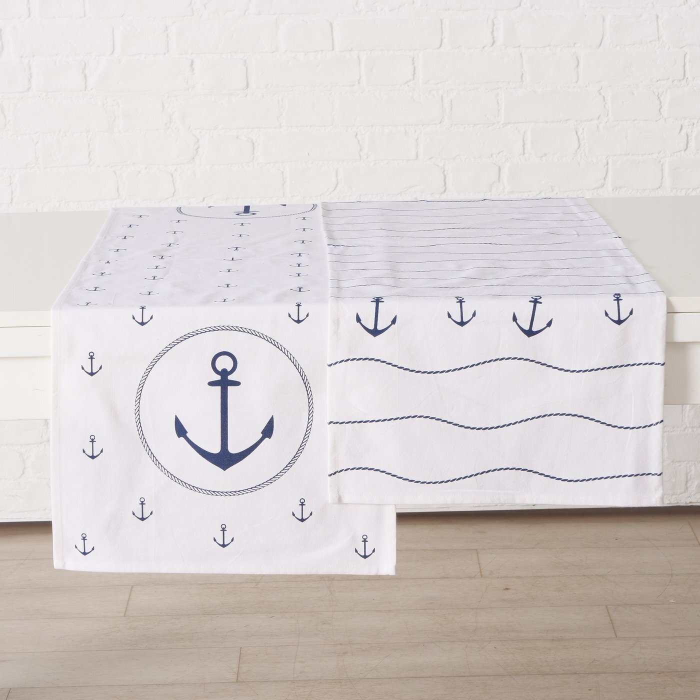 Tischläufer Büsum 2er-Set, weiss 