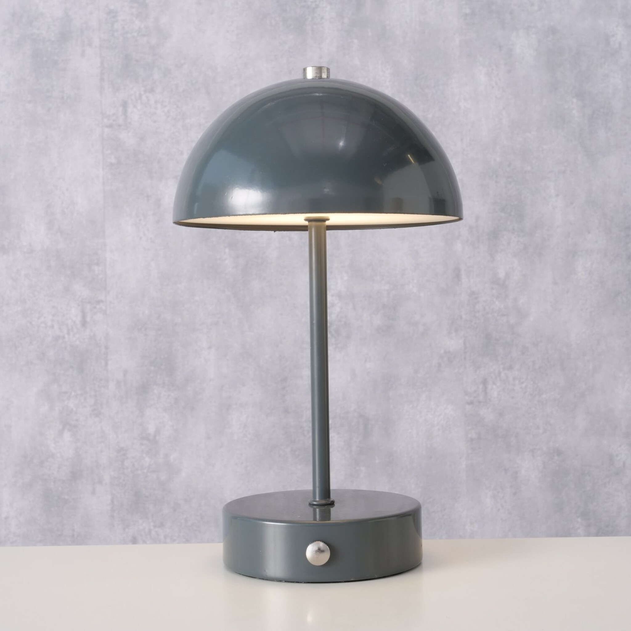 Tischlampe Petunia Kabellos, grau 