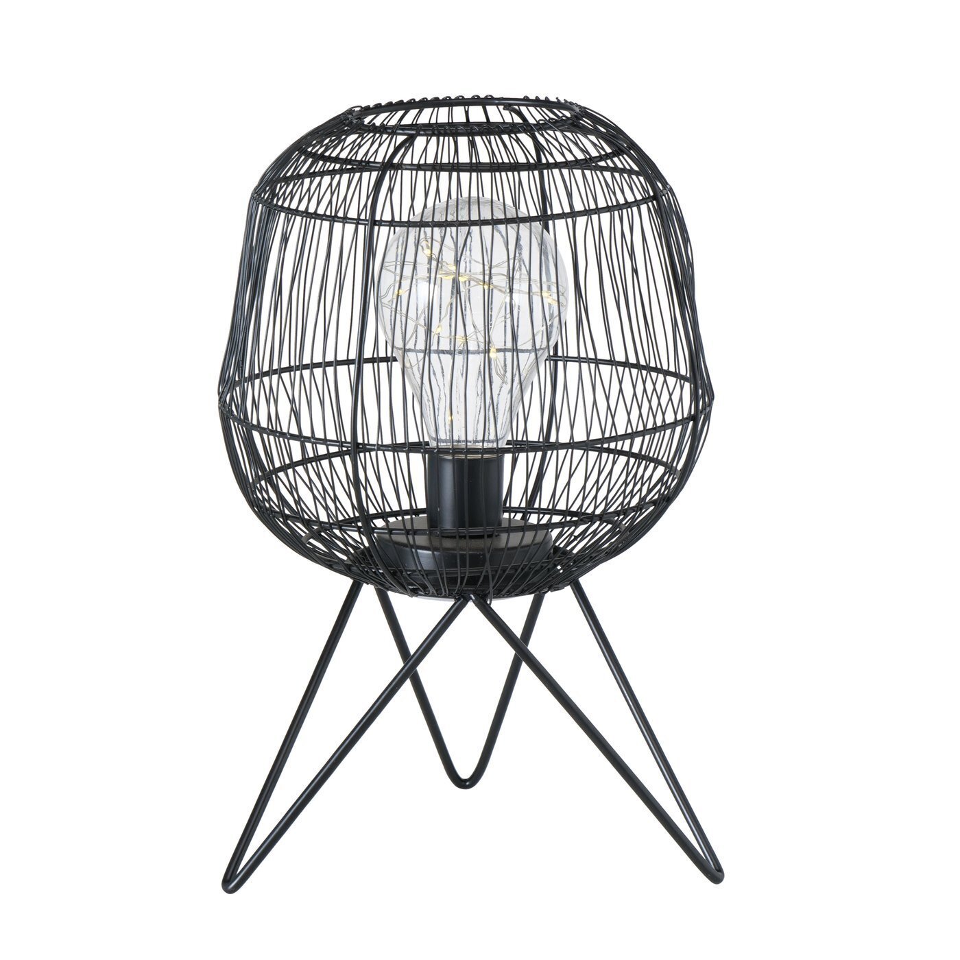 Tischleuchte Alessa, schwarz 