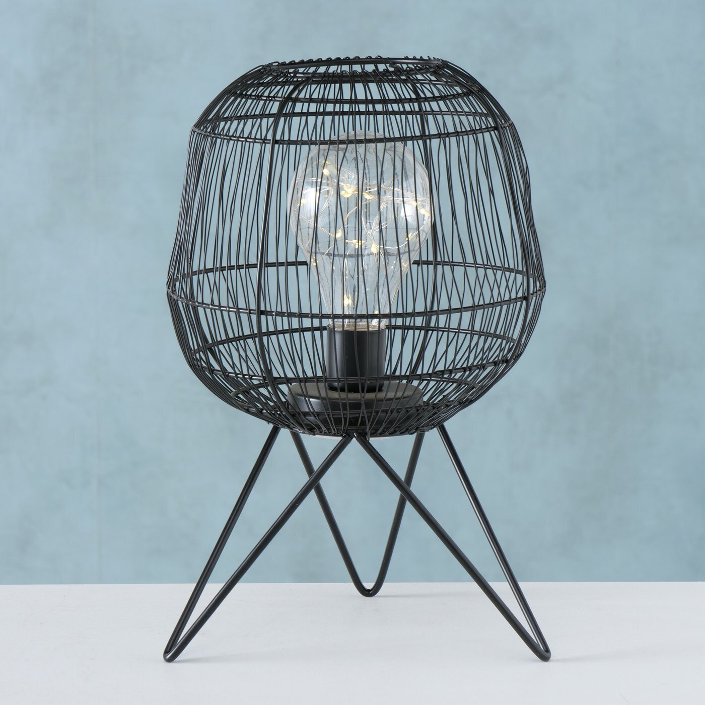 Tischleuchte Alessa, schwarz 