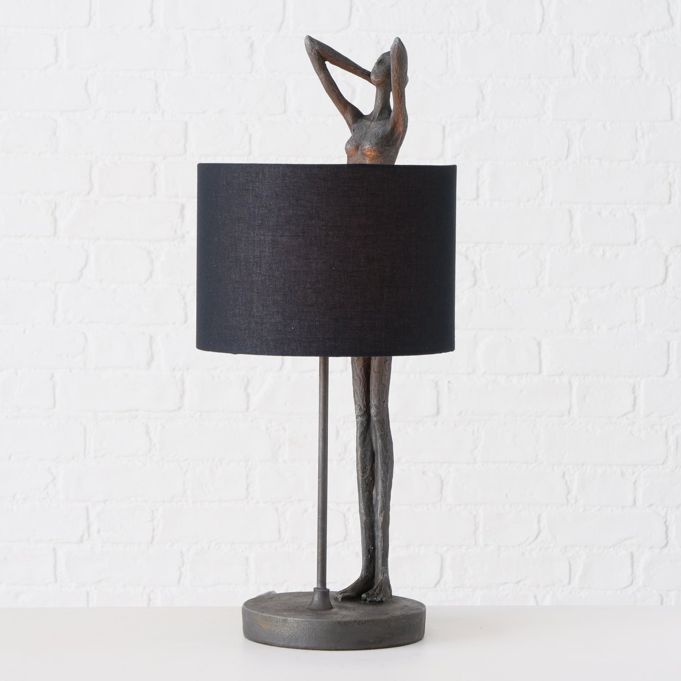 Tischleuchte Cali, grau 