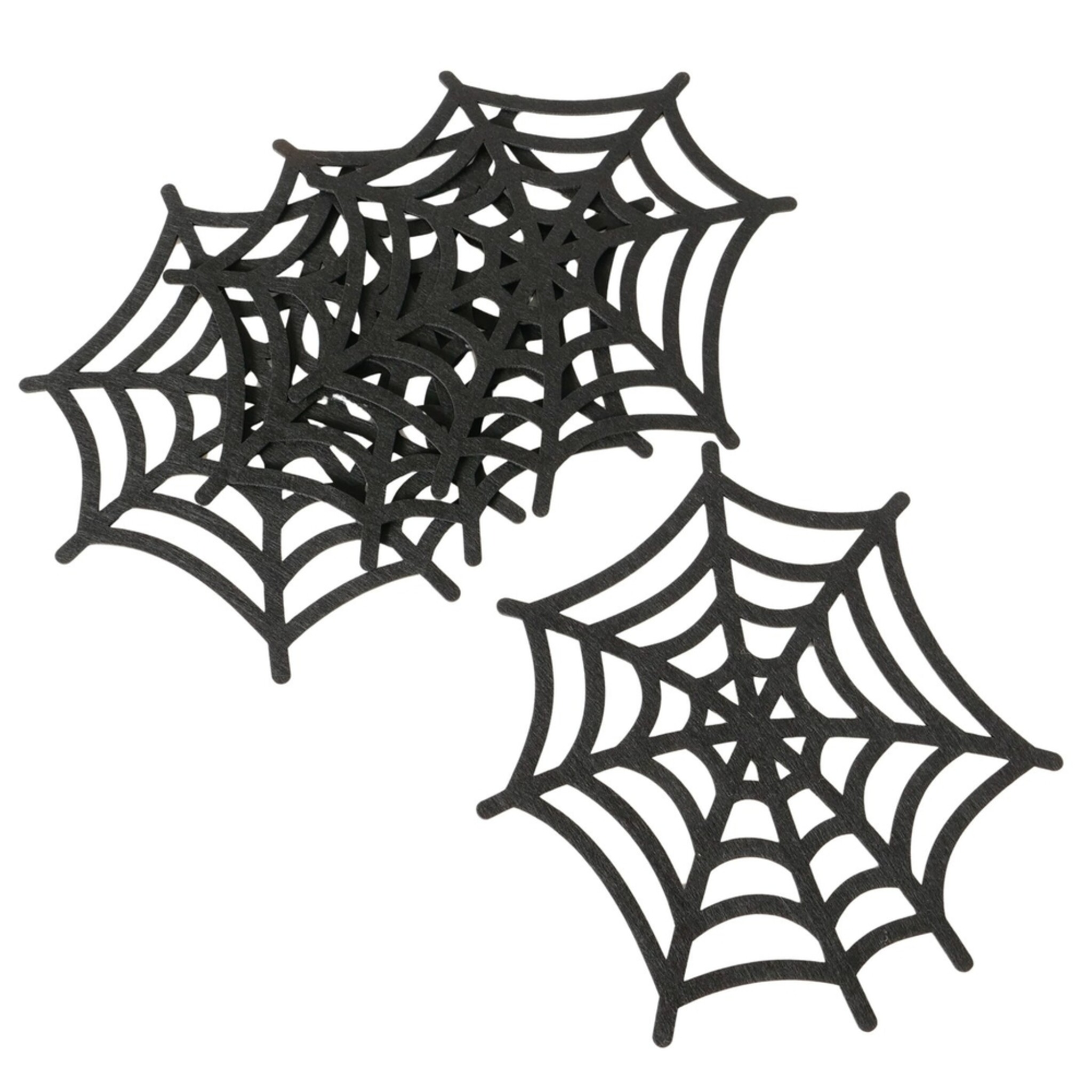 Halloween Tischset Webba, 4 tlg., schwarz