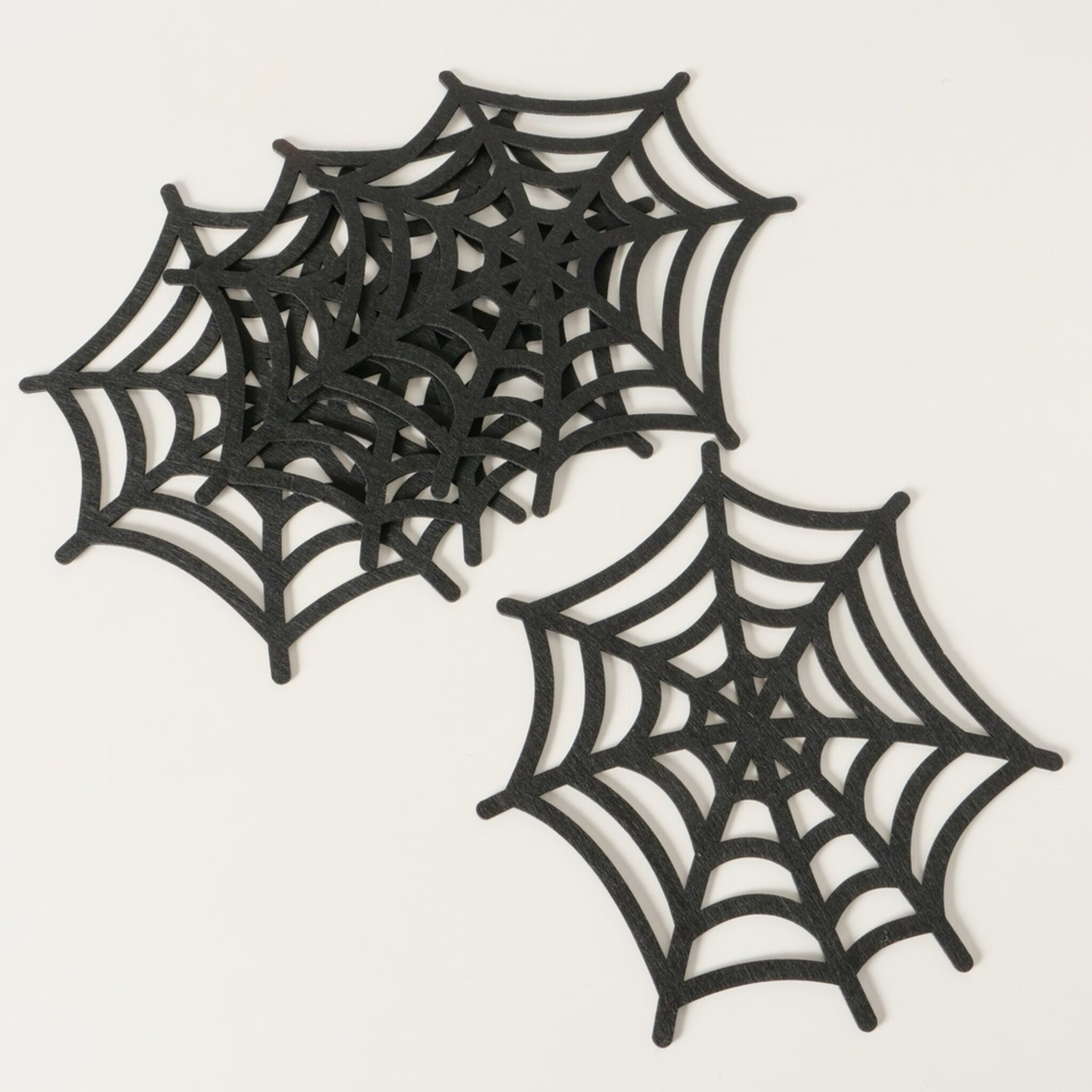 Halloween Tischset Webba, 4 tlg., schwarz