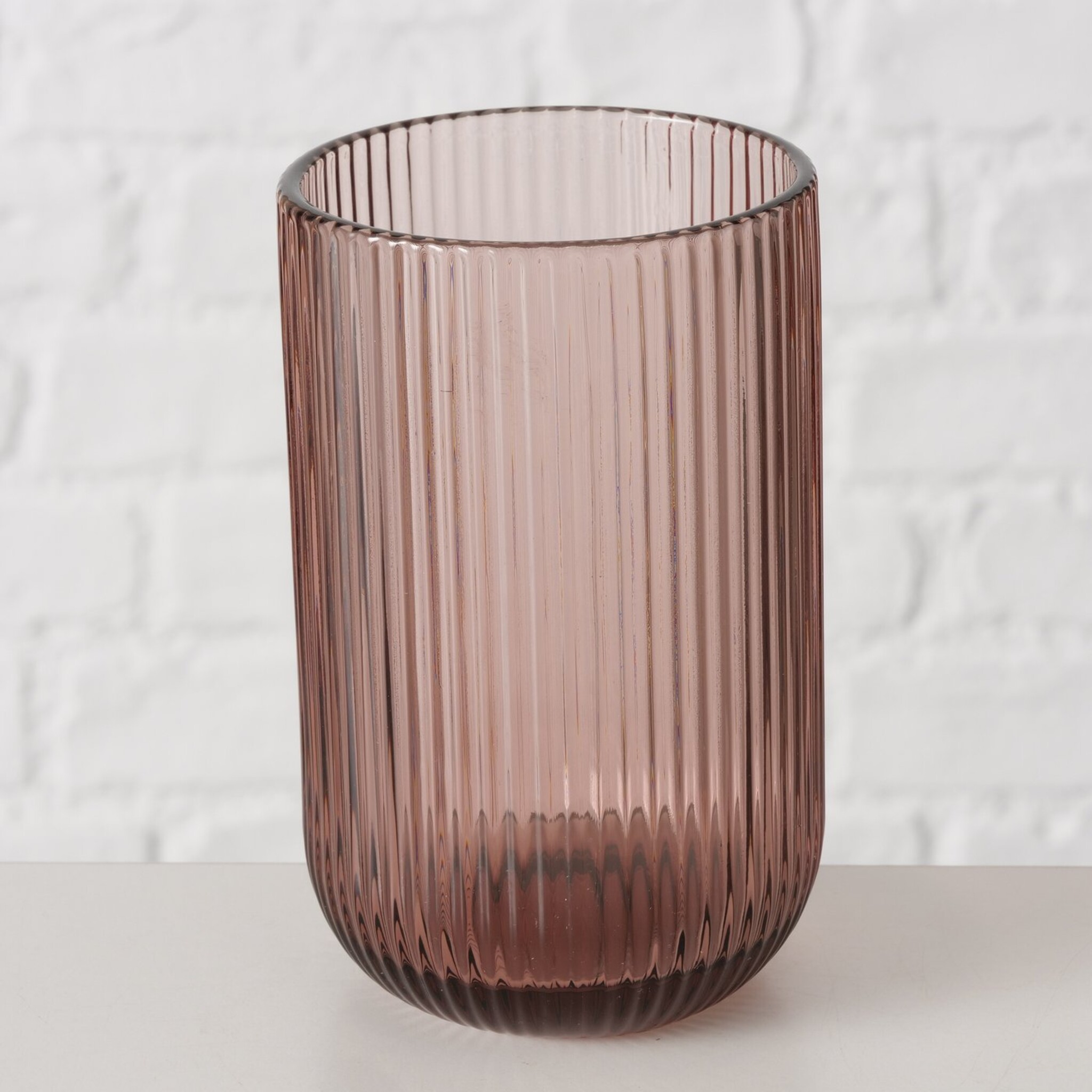 Trinkglas Rigano 320ml, dunkelrosa 