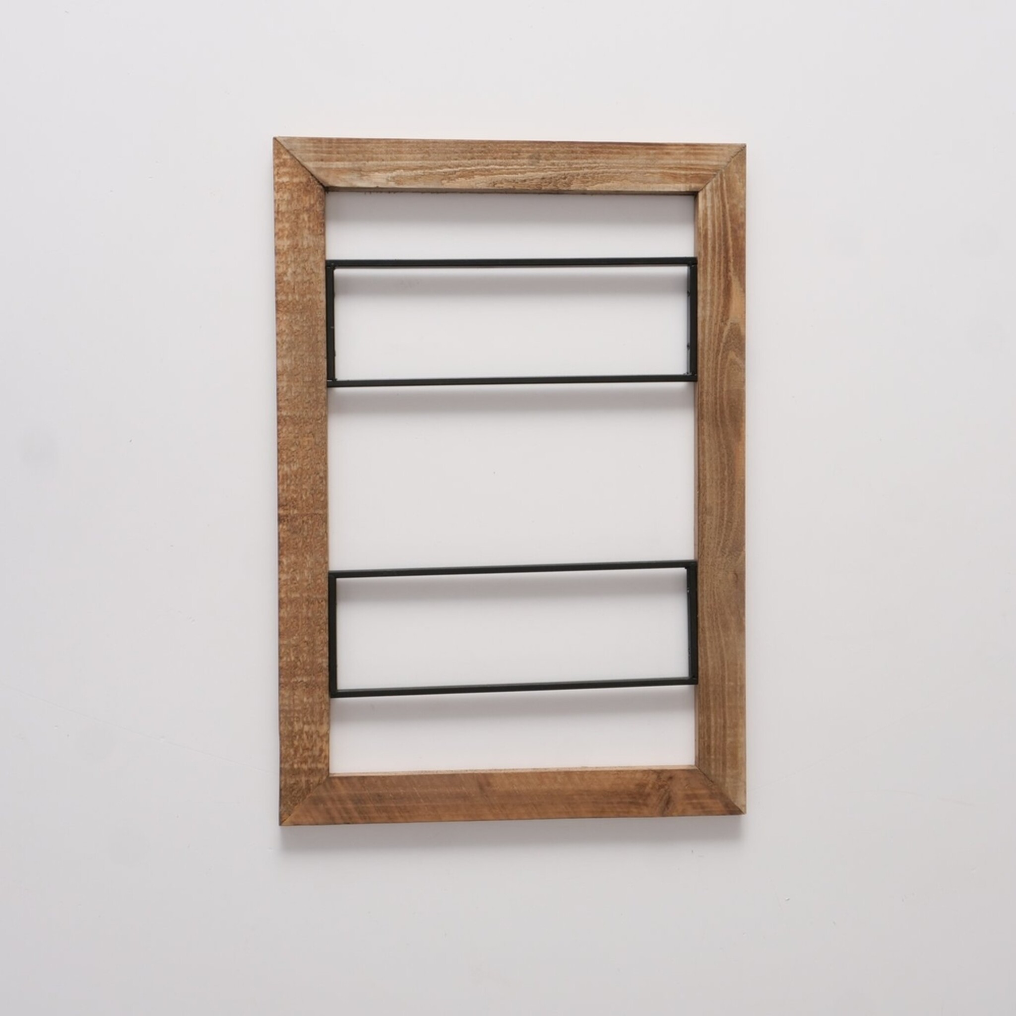 Holz Pflanzkisten für die Wand Übertopf Aneta, braun 