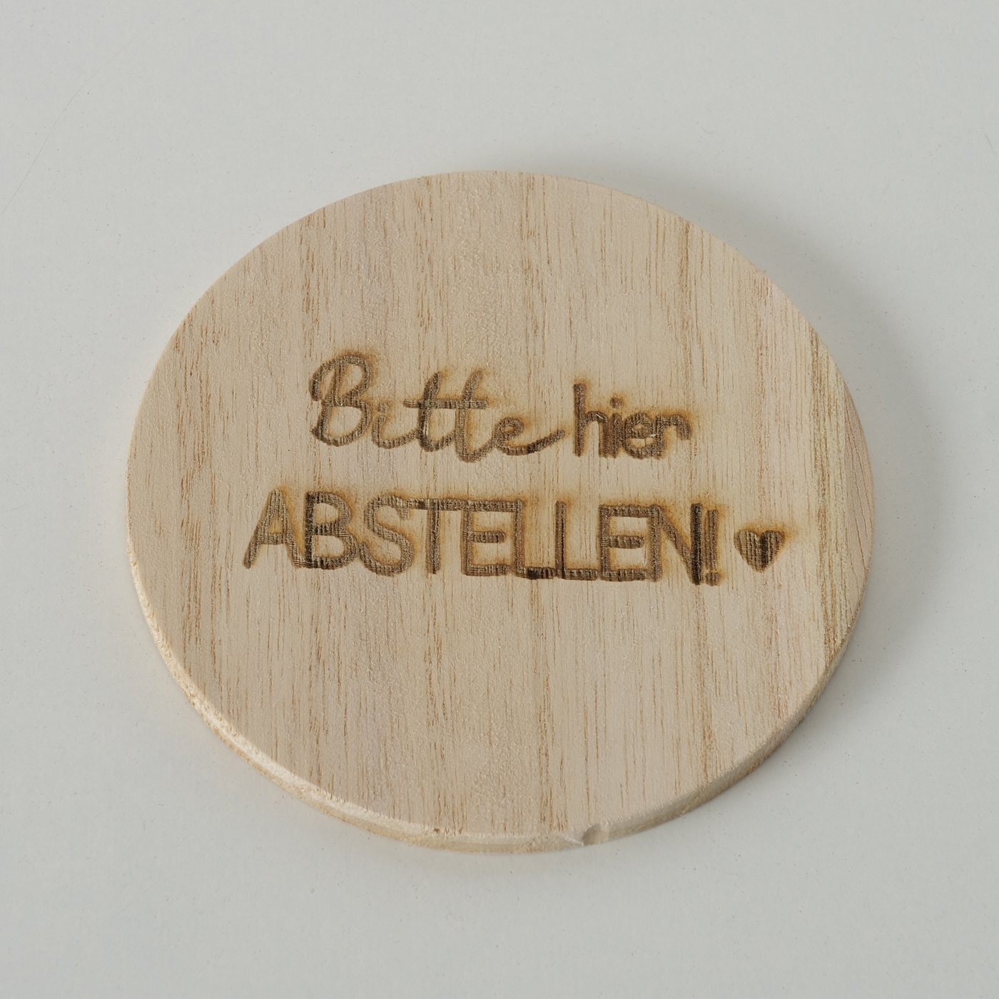 Untersetzer Mein Glas, natur 