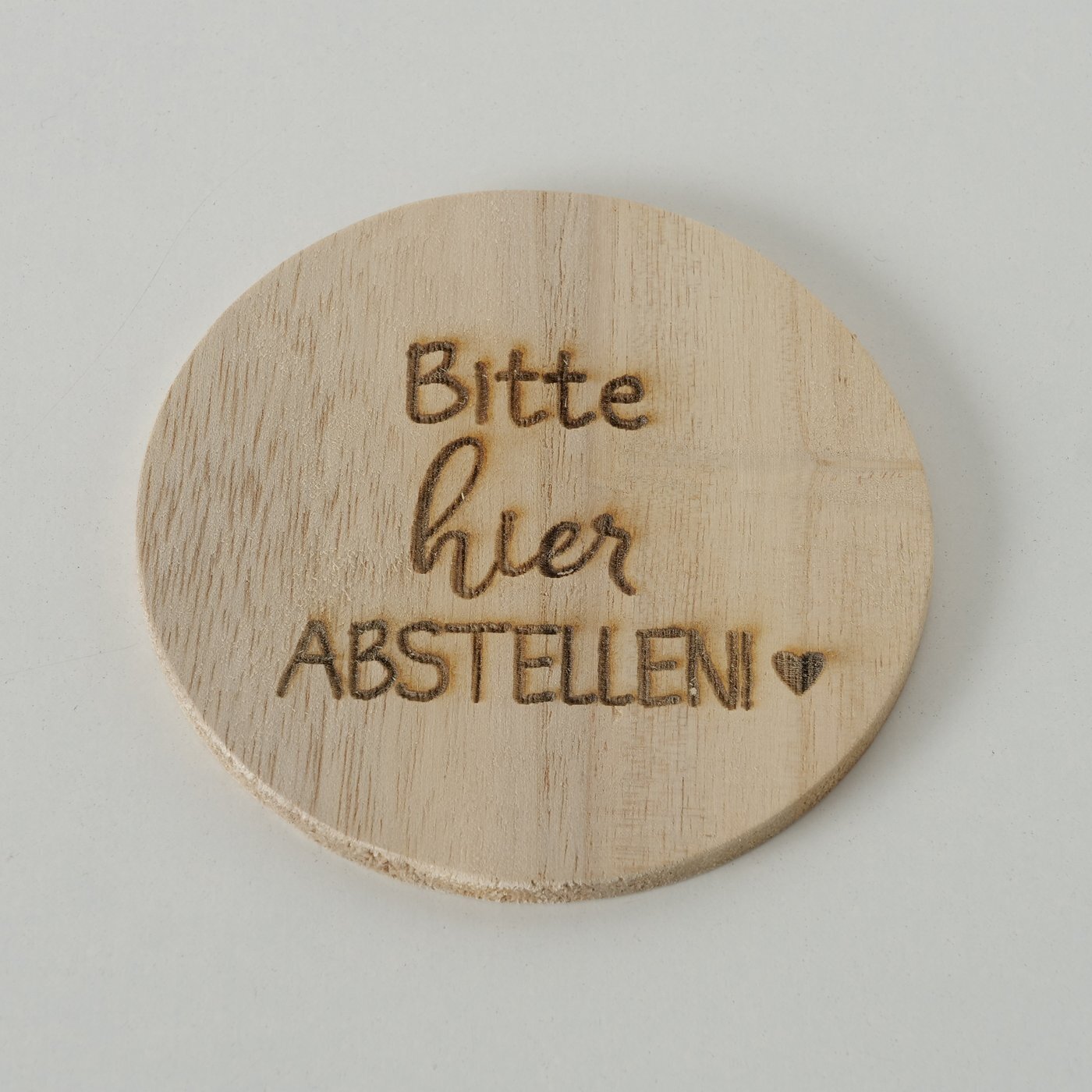 Untersetzer Mein Glas, natur 