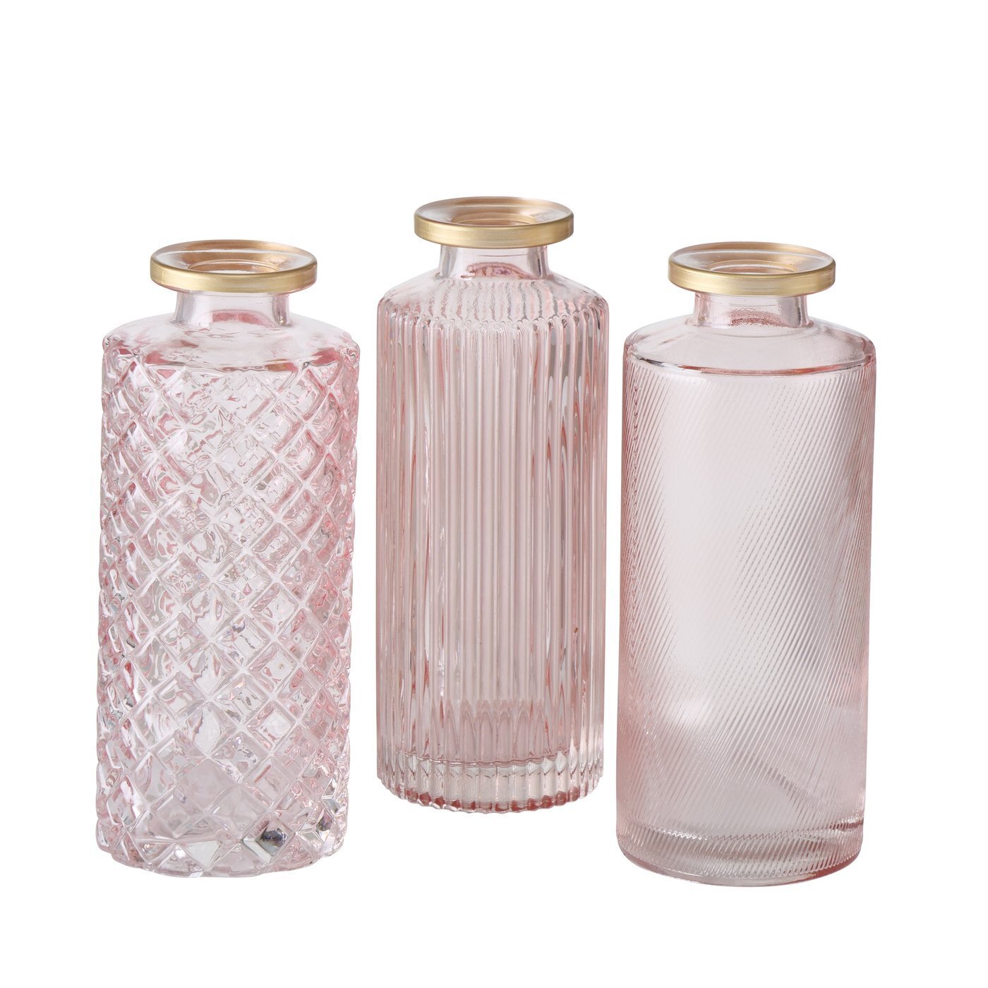 Vase Adore 3er Set, rosa 