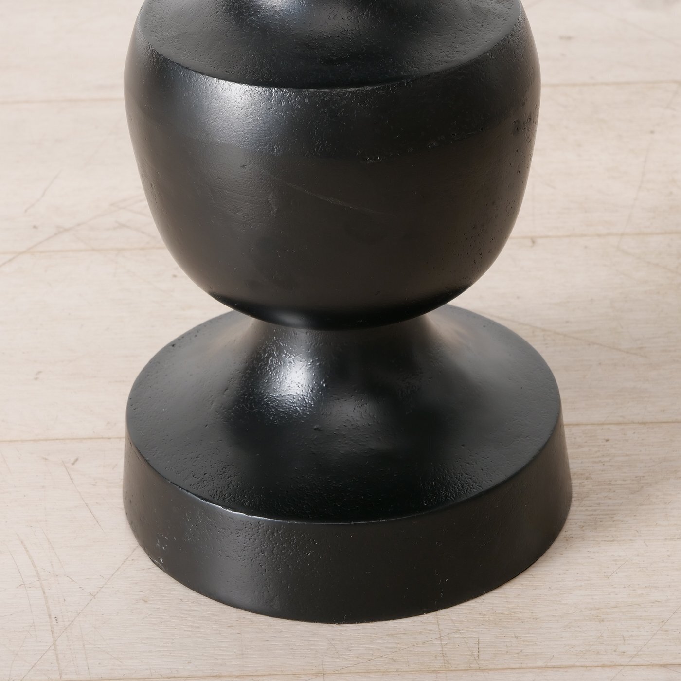 XXL Standvase Basuma, schwarz H123 x ⌀28 cm
