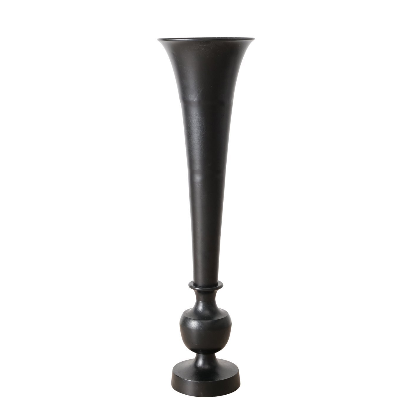 XXL Standvase Basuma, schwarz H145 x ⌀40 cm