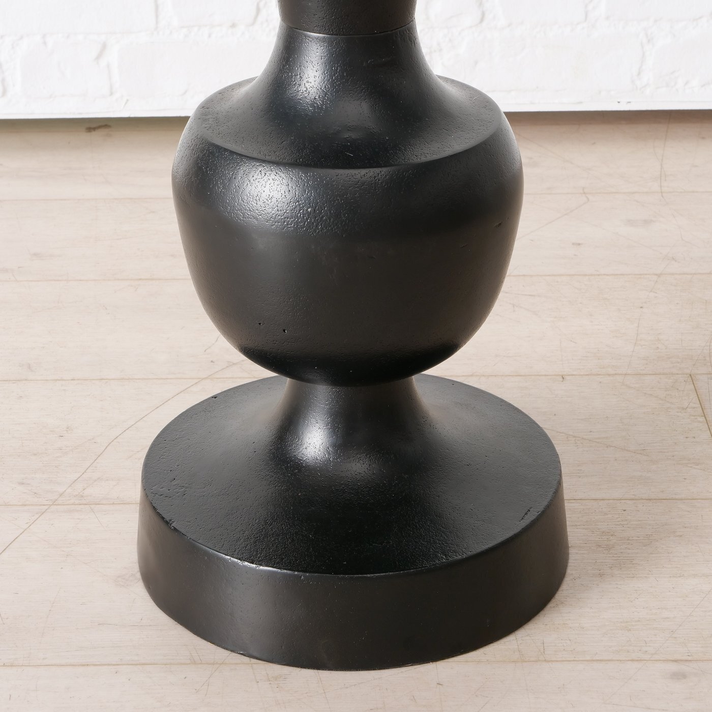 XXL Standvase Basuma, schwarz H145 x ⌀40 cm