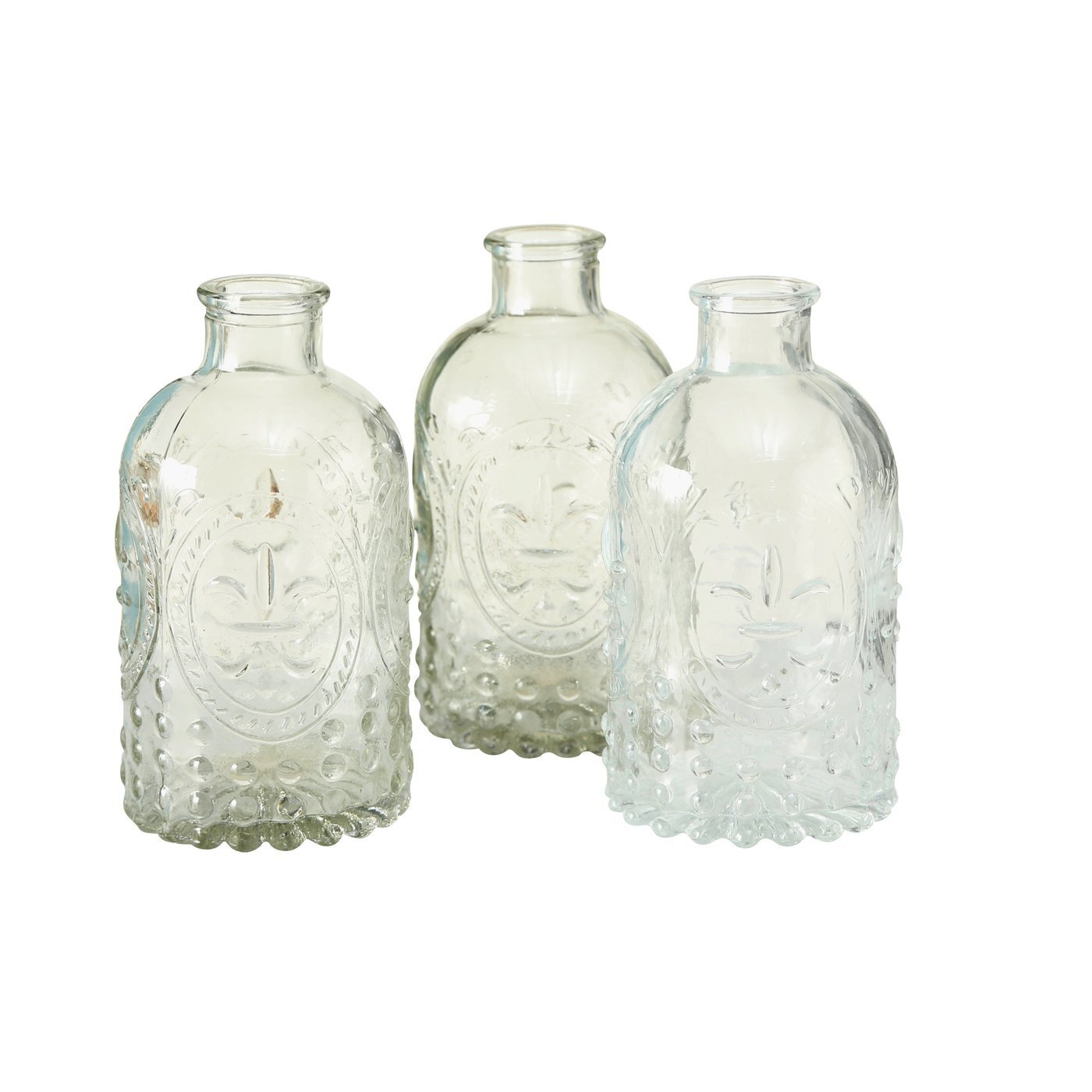 Vase Country Glas 3er, klar