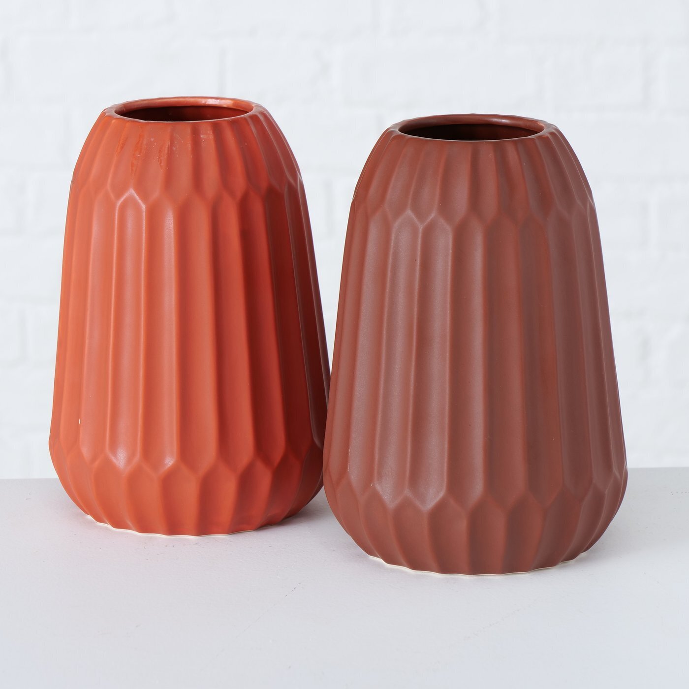 Vase Cucita 2er, rot 