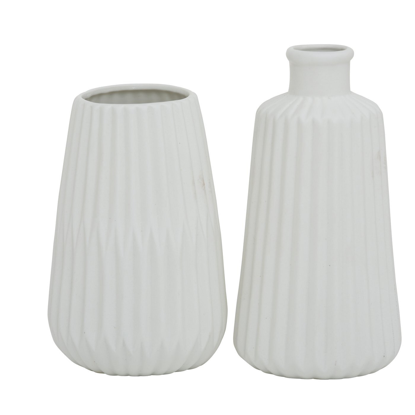 Vase Esko 2er-Set, weiss