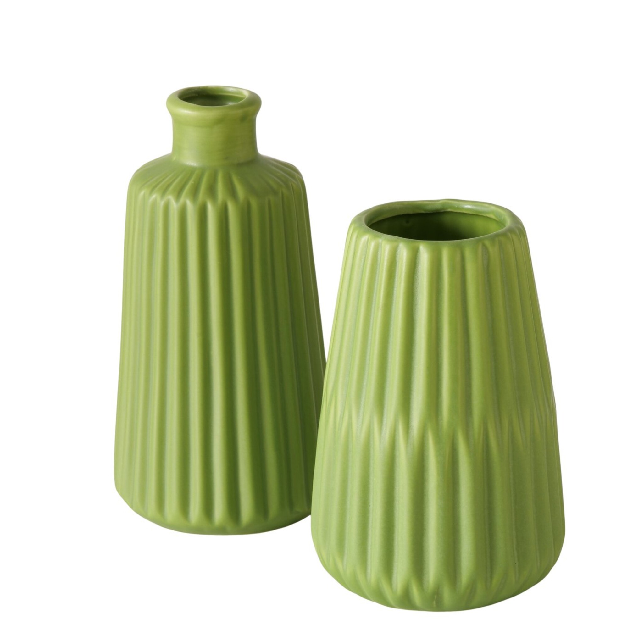 Vase Esko 2er-Set, grün