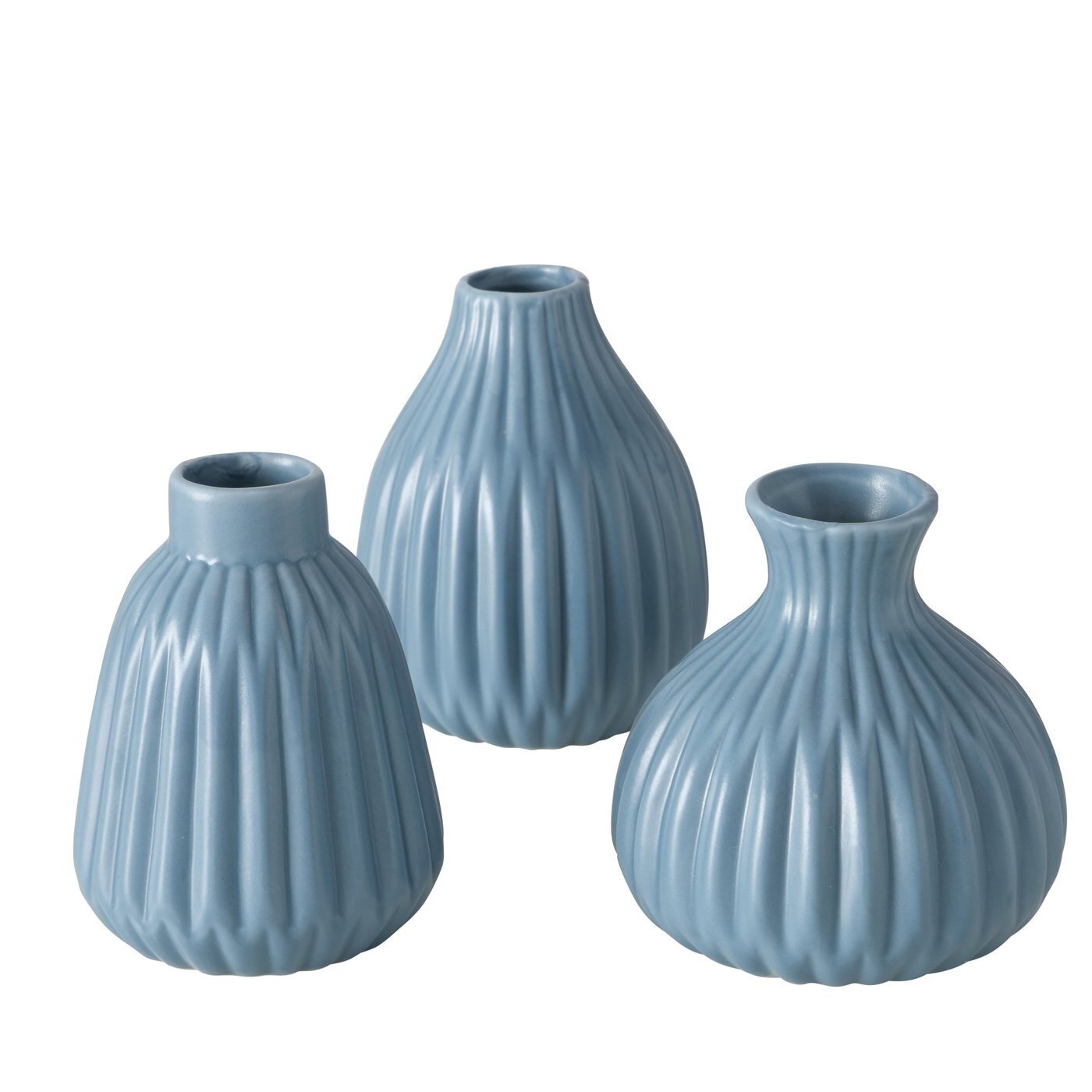 Vase Esko 3er-Set, blau 