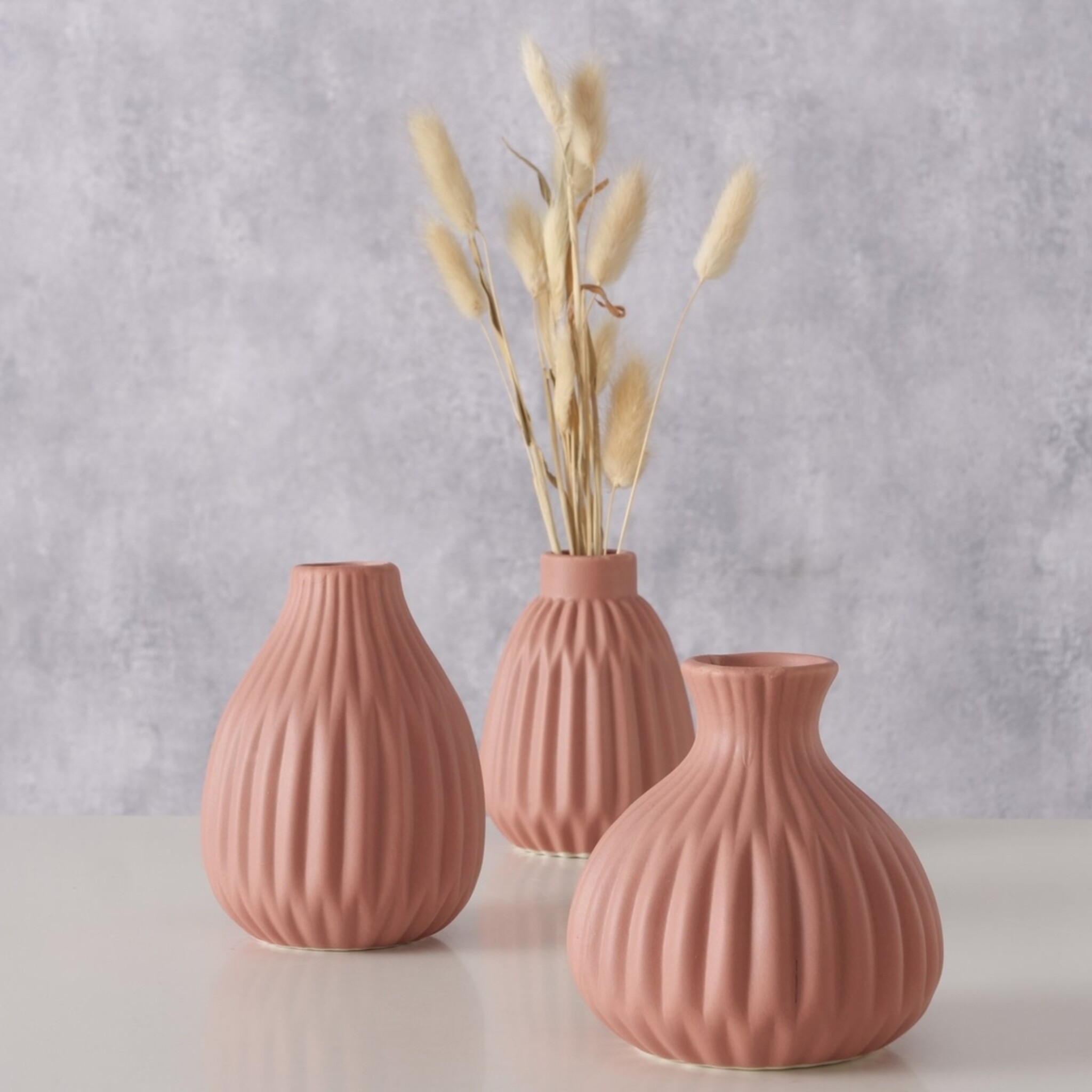Vase Esko 3er-Set, braun 