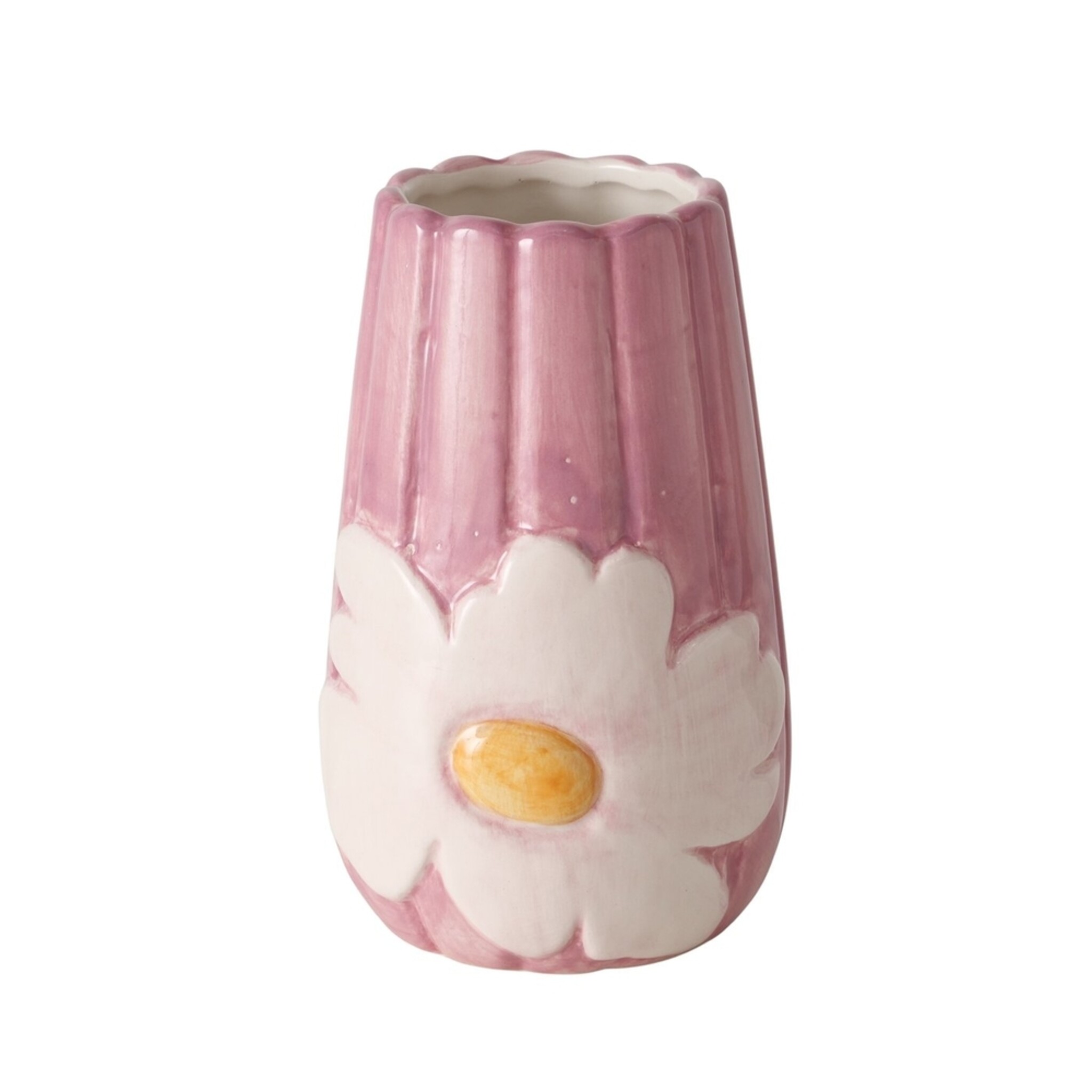 Vase Flores, 3er Set, pink 