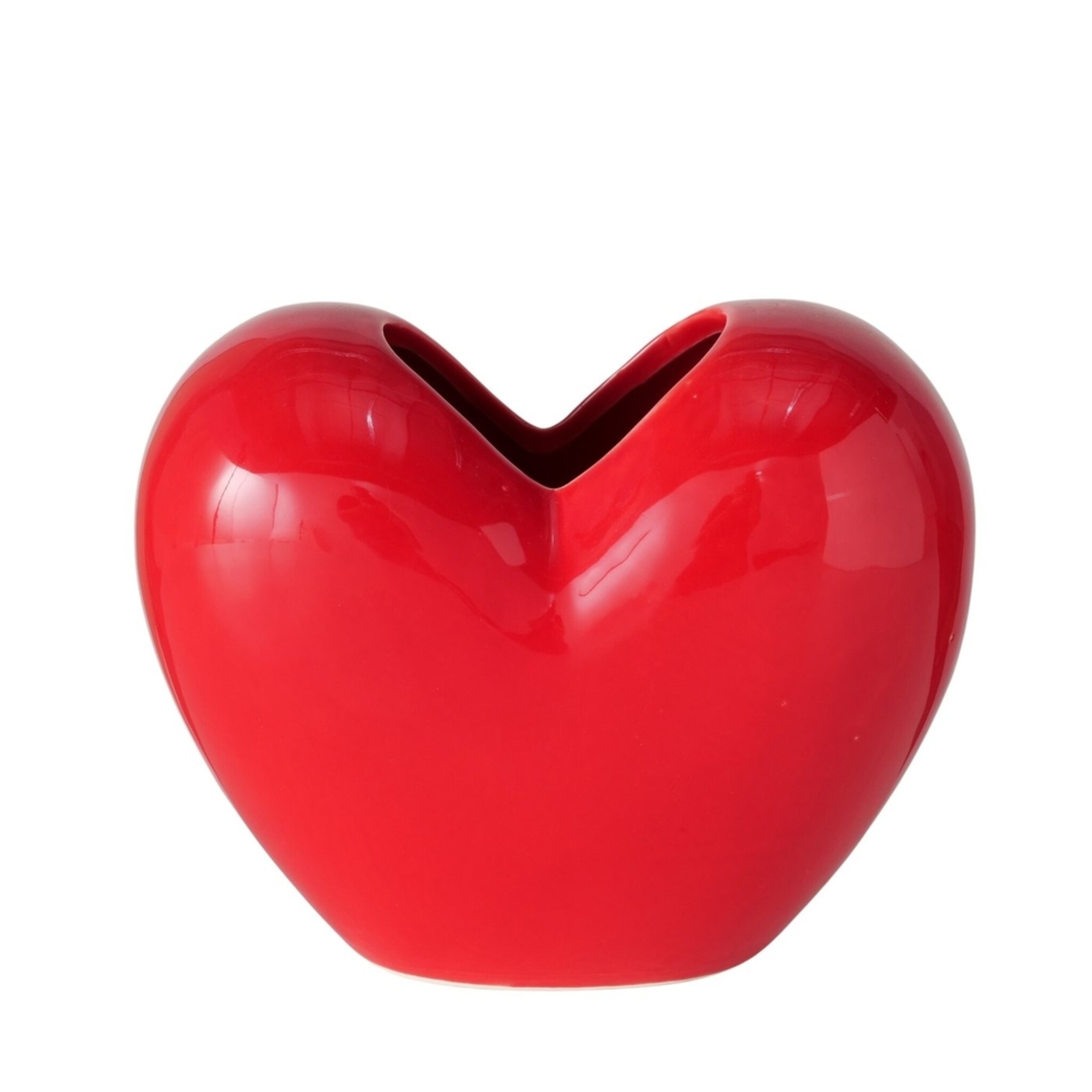 Vase Heart, rot 