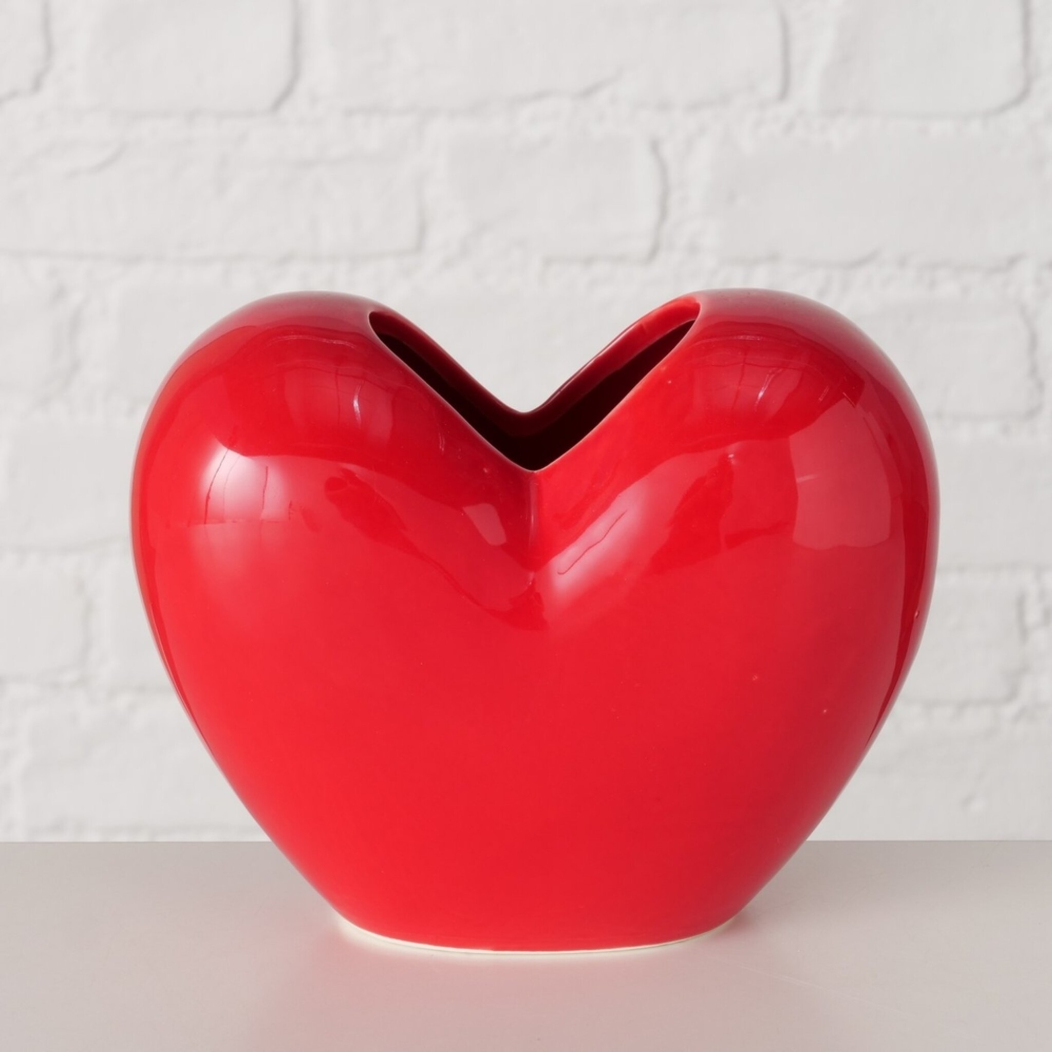 Vase Heart, rot 