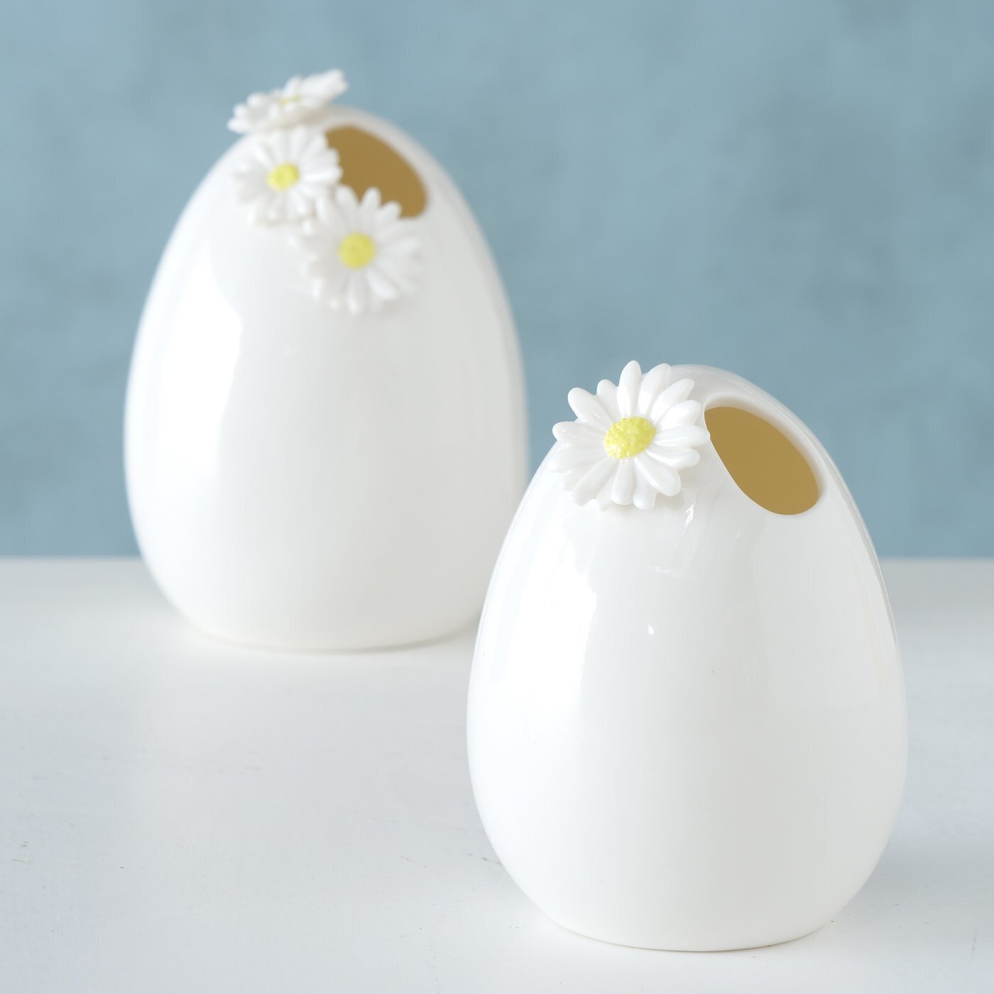Vase Little Flower, 2 tlg, weiss 