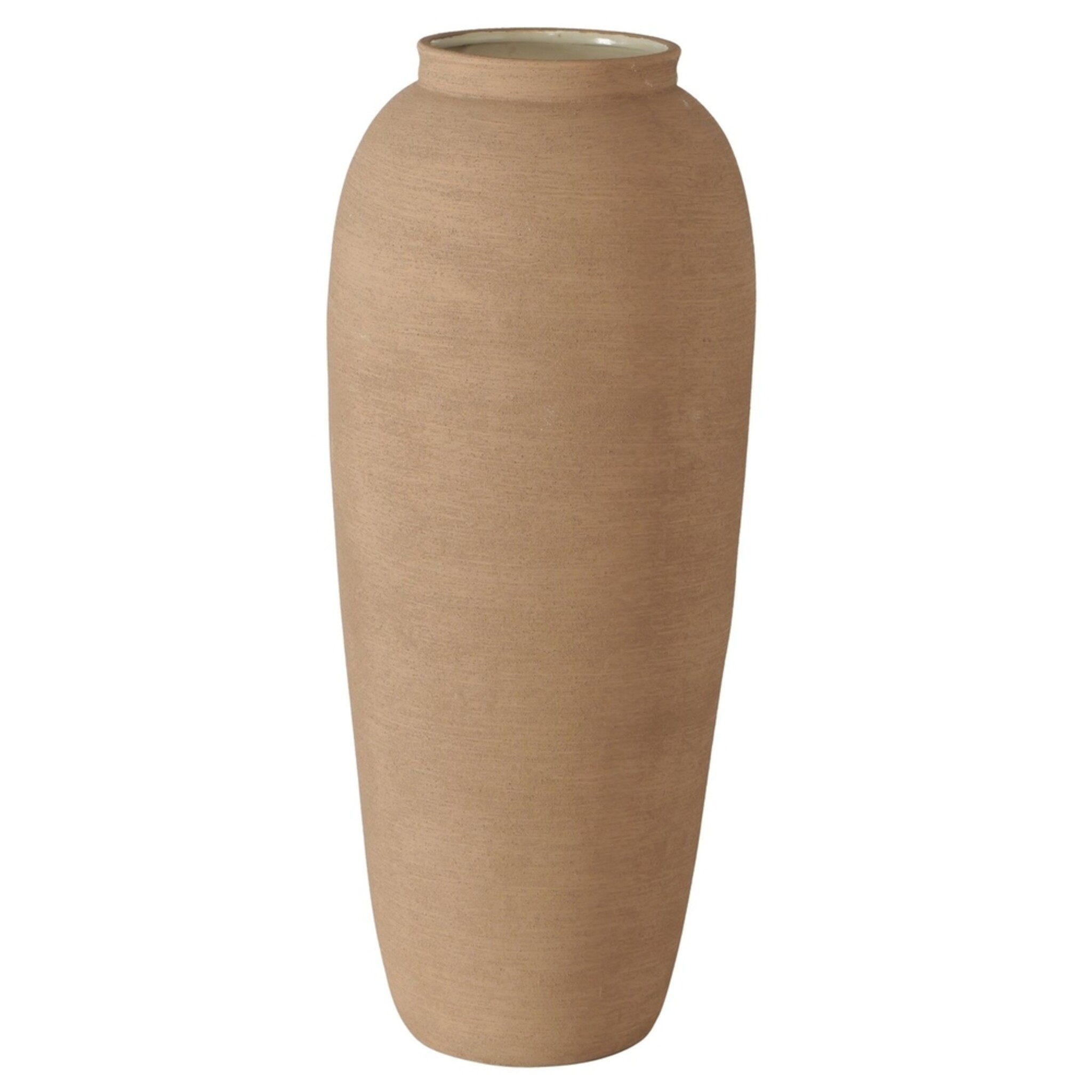 Mediterrane Vase Malove, braun H 69 cm, Ø 28 cm