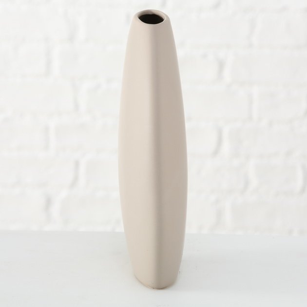 Vase Matteo grau, grau 25 x 6 x 25 cm