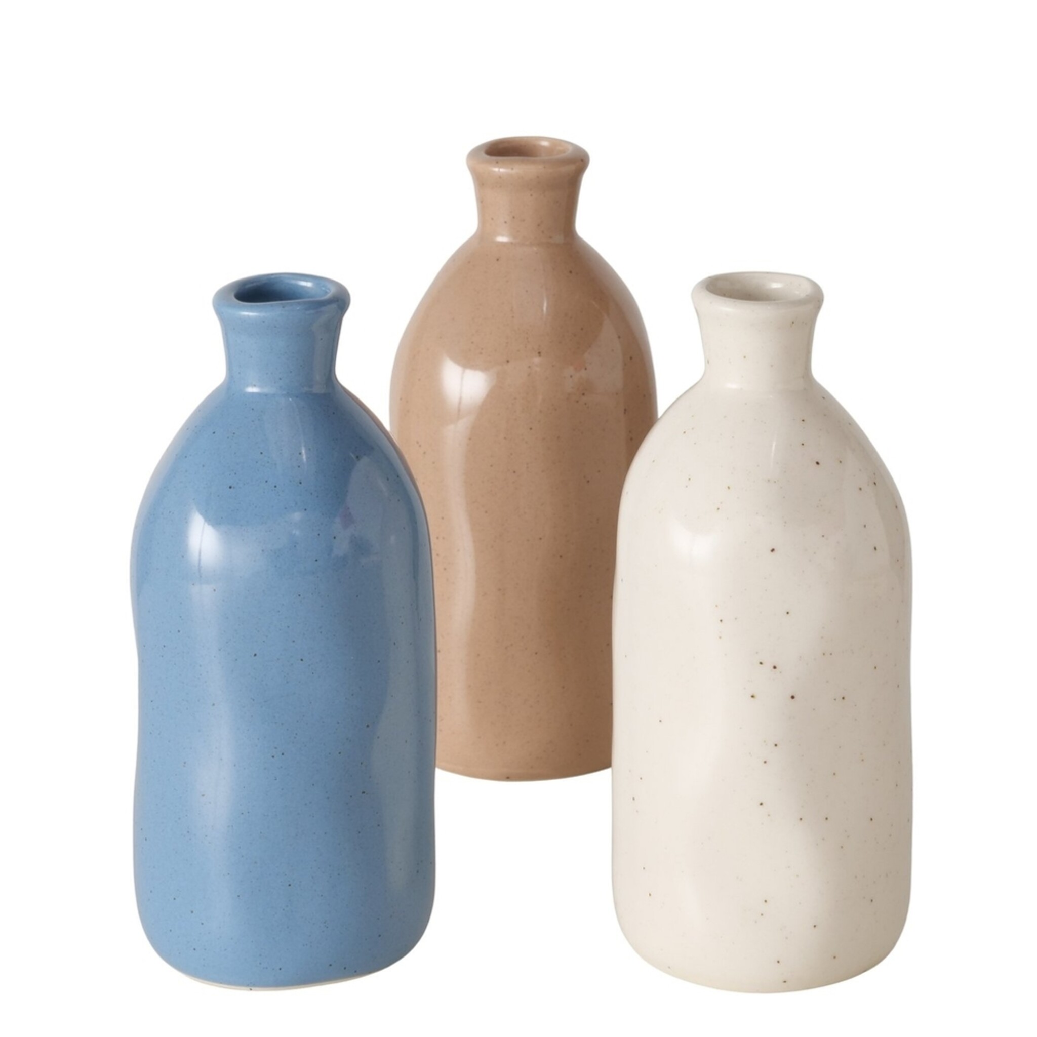 Vase Mylana, 3er Set, blau 