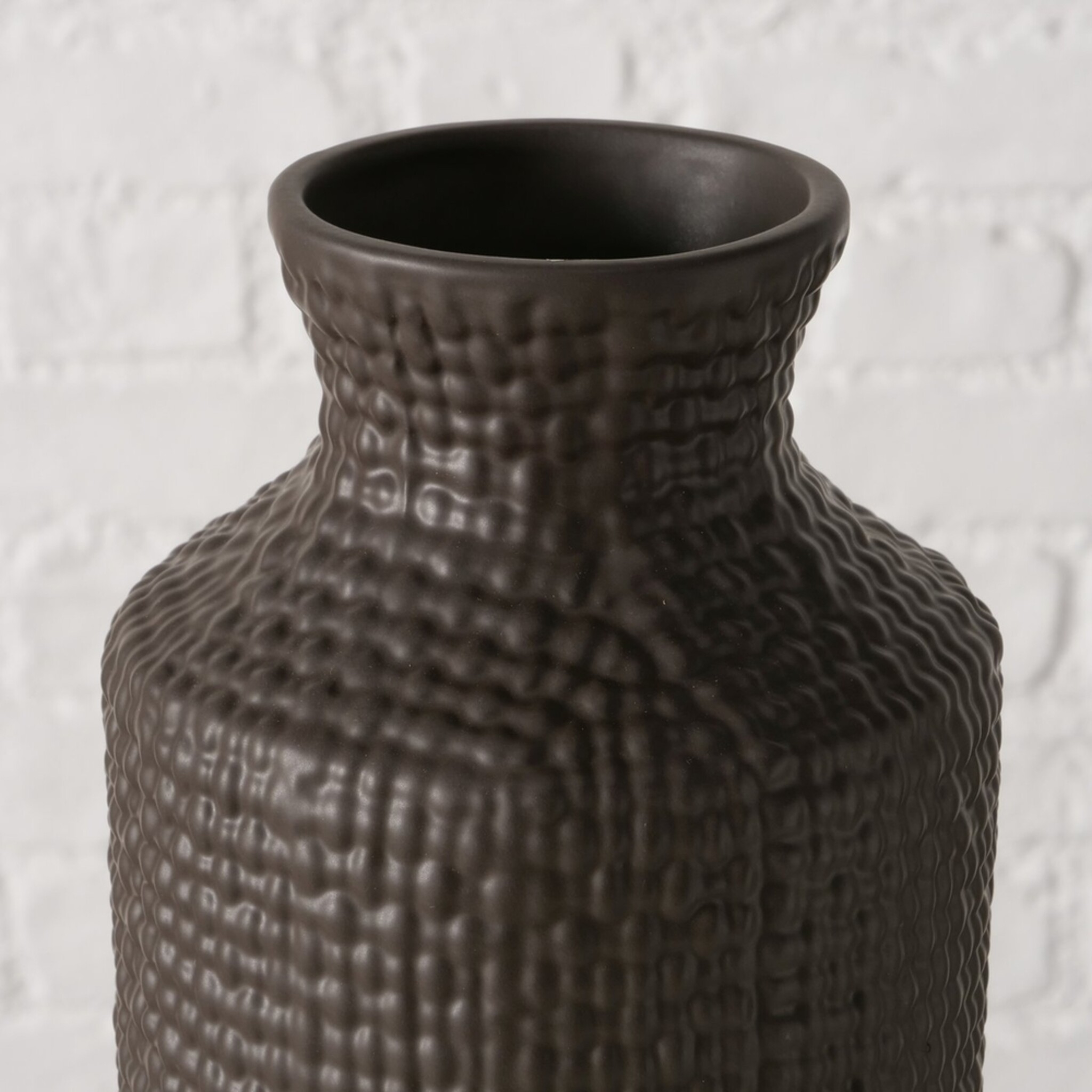 Vase Rope, braun 41,5 cm, Ø 13,5 cm