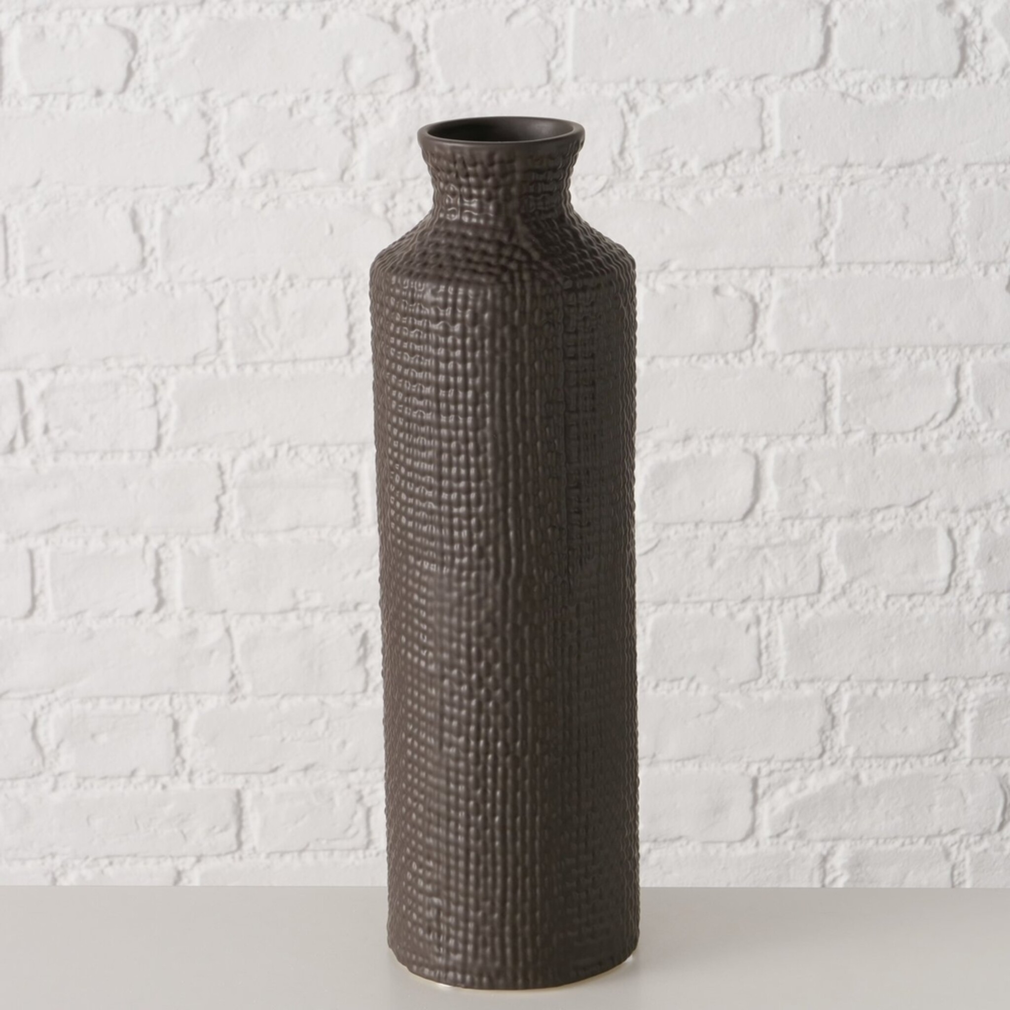 Vase Rope, braun 41,5 cm, Ø 13,5 cm