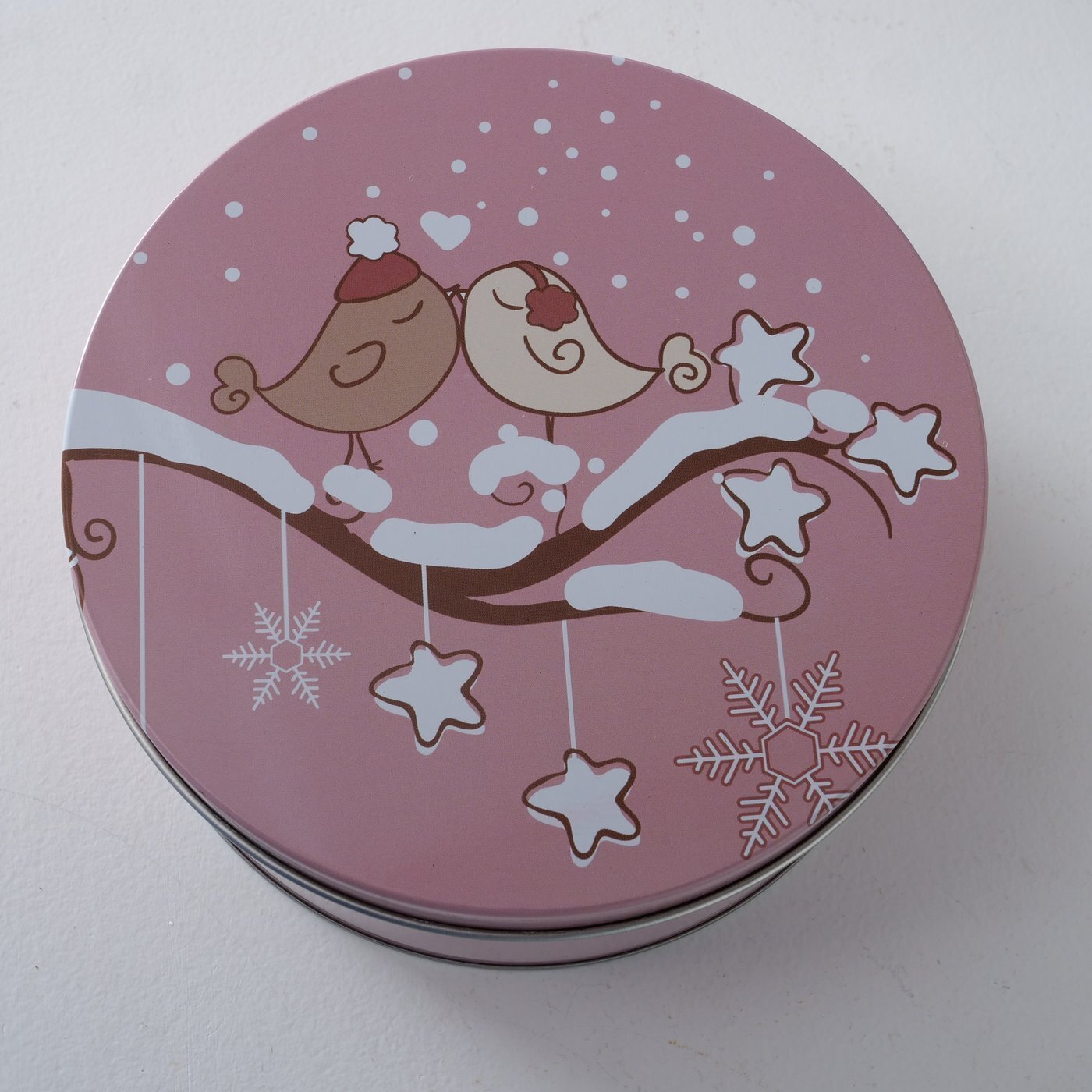 Vorratsdose Winterly, 3 tlg, rosa 