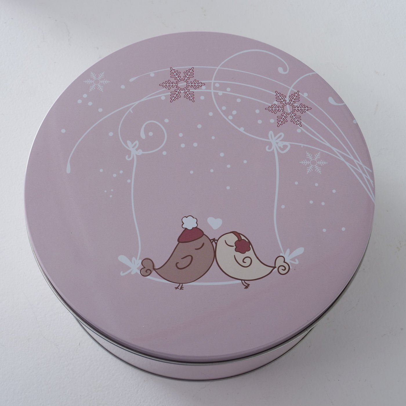 Vorratsdose Winterly, 3 tlg, rosa 