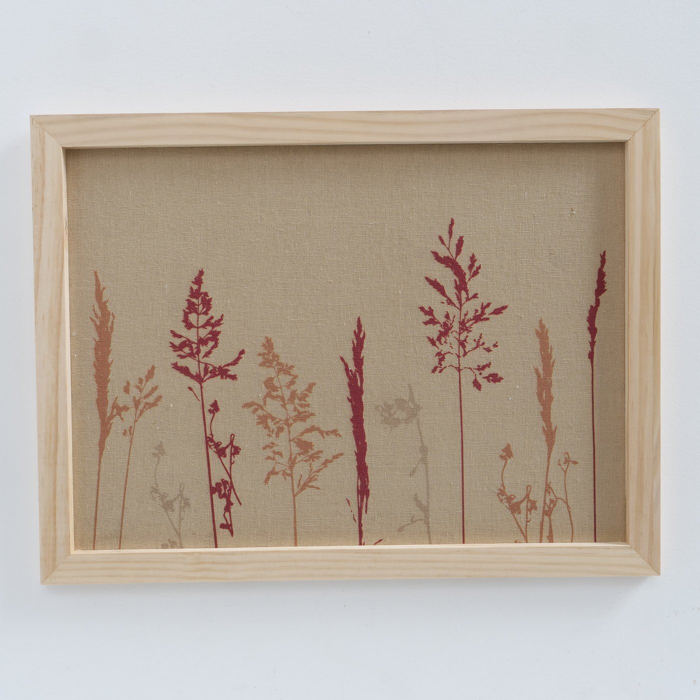 Wandbild Gräser, beige 