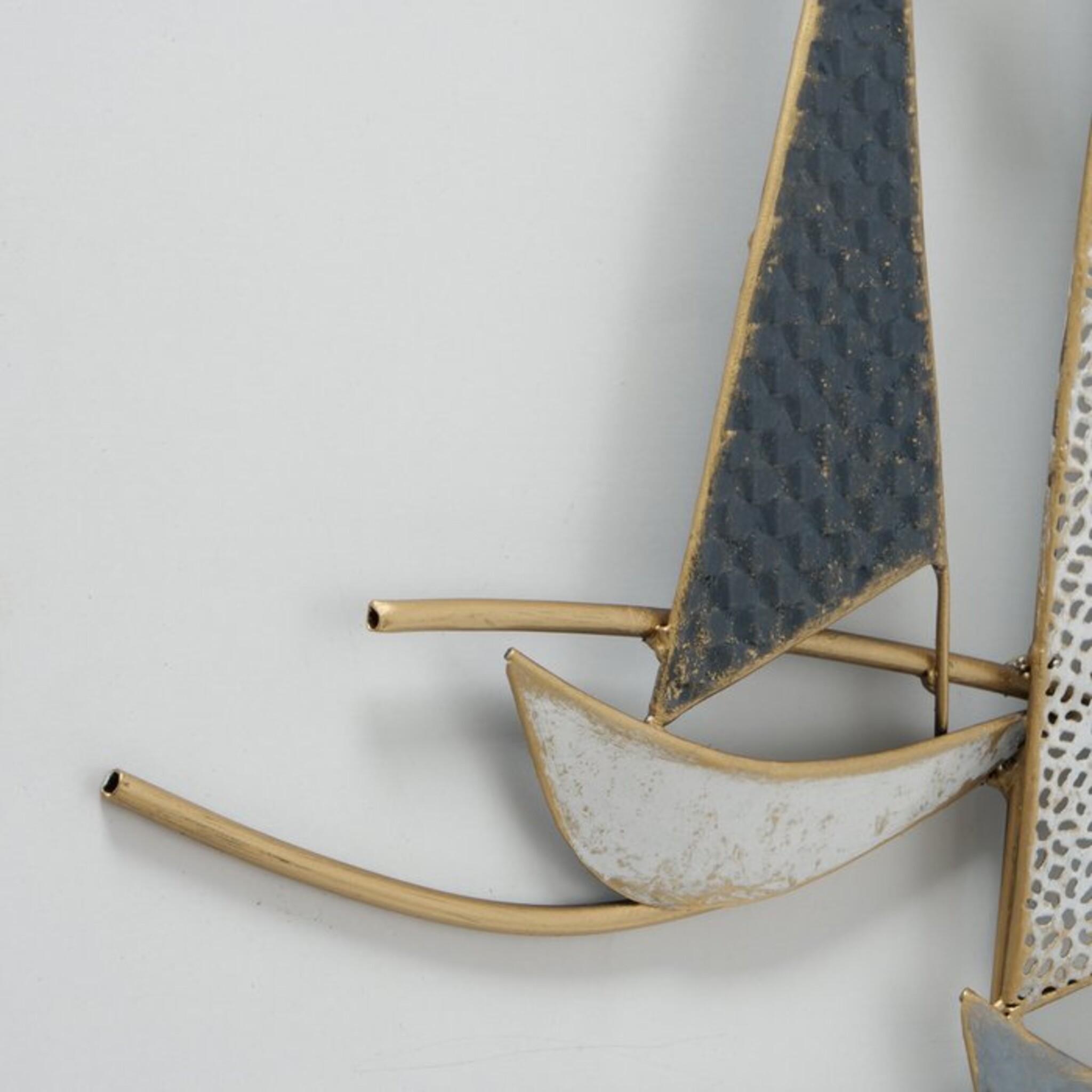 Wandobjekt Hanse, maritime Wanddeko, grau 