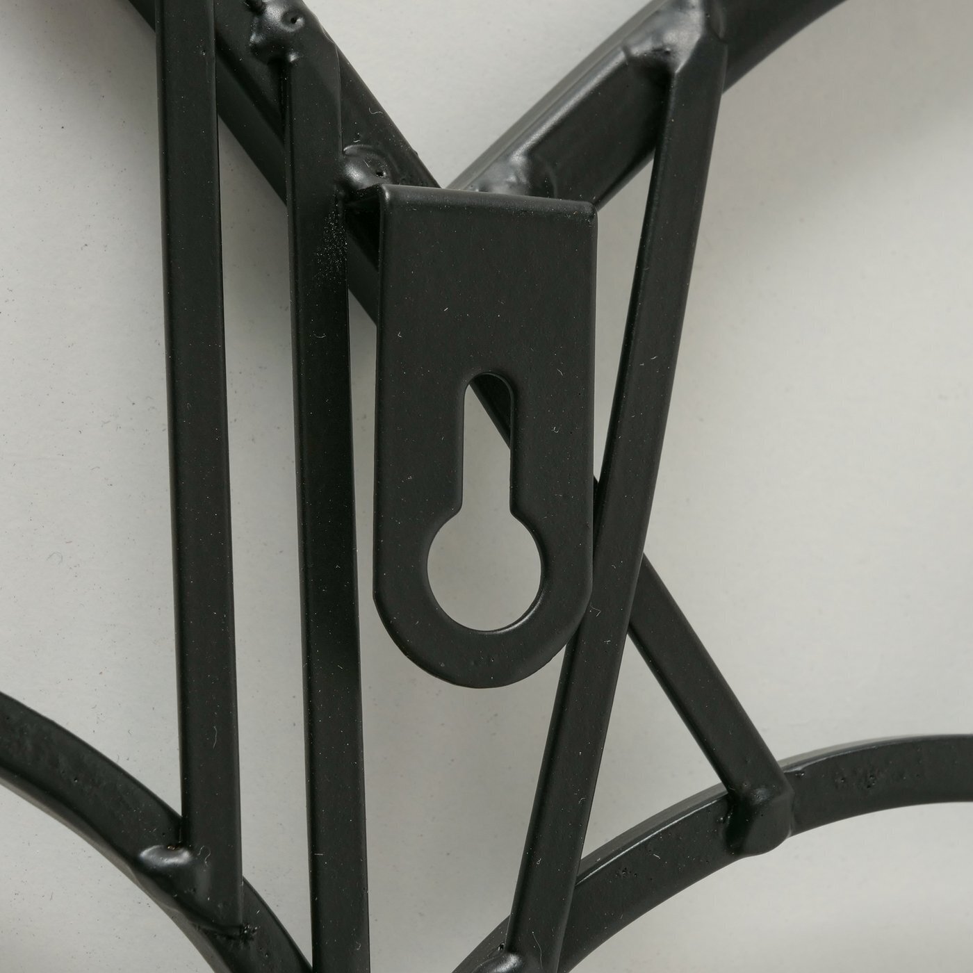 Wanduhr Herz, schwarz 