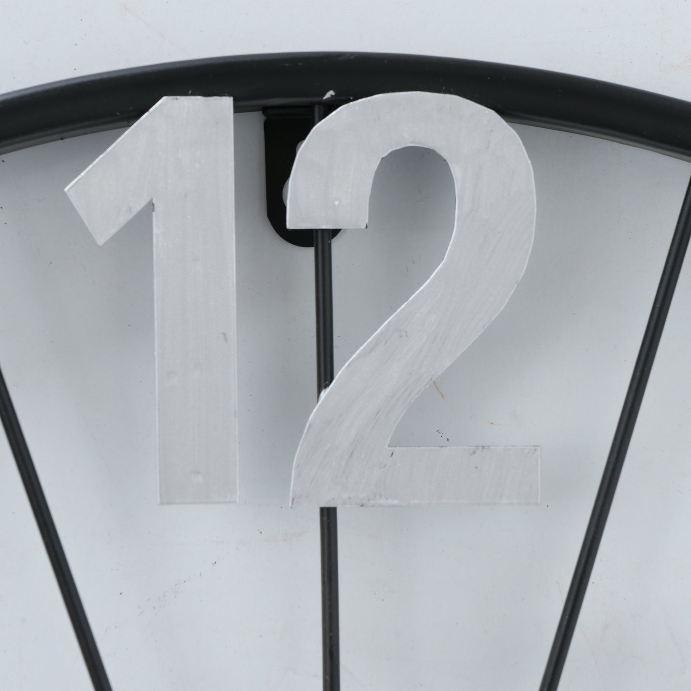 Wanduhr Spoke, schwarz 