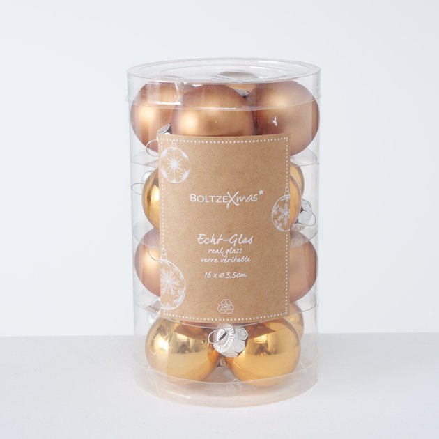 Weihnachtskugeln Ø 4 cm, 16 tlg,  